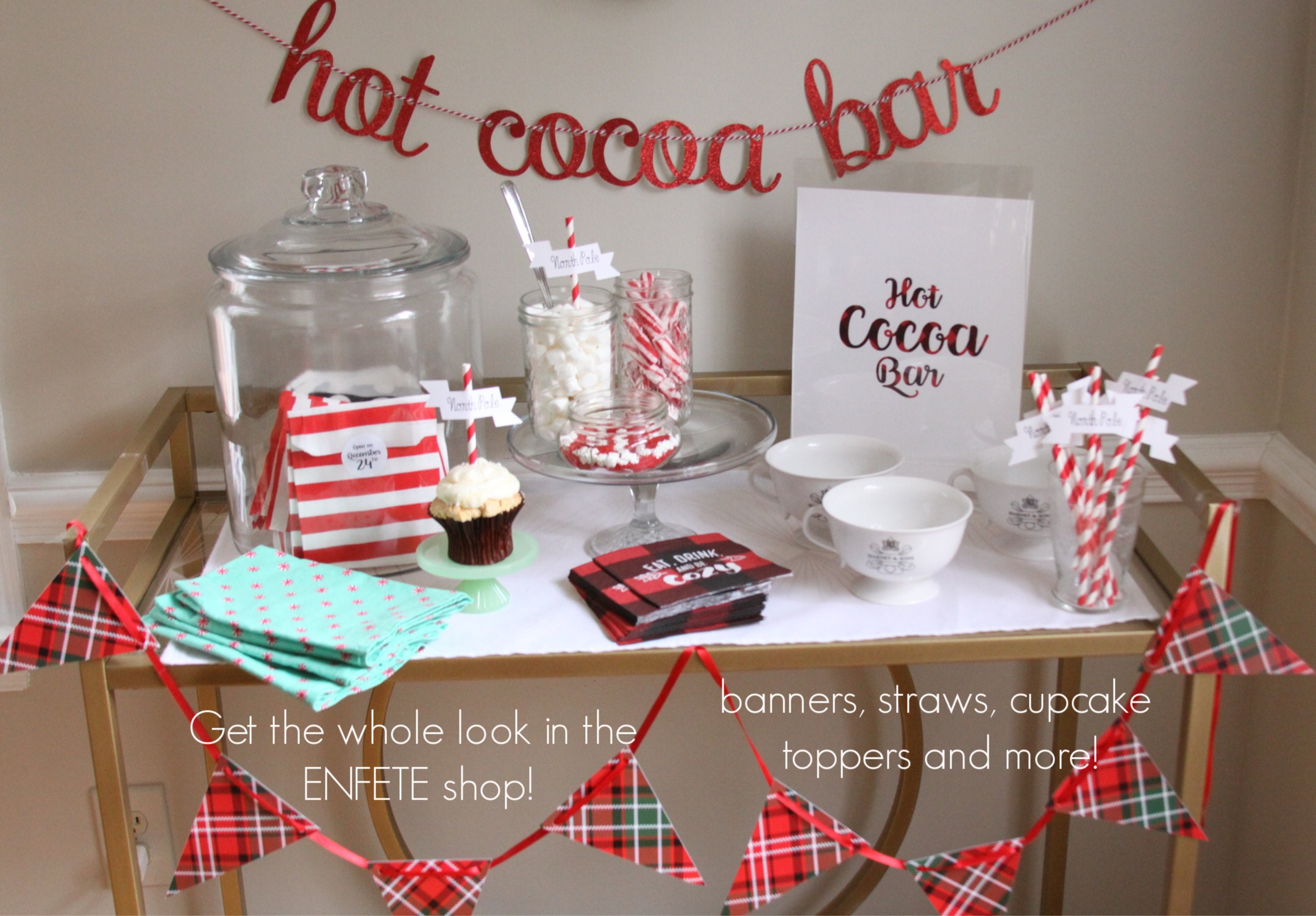 Hot Cocoa Bar Supplies from Enfete