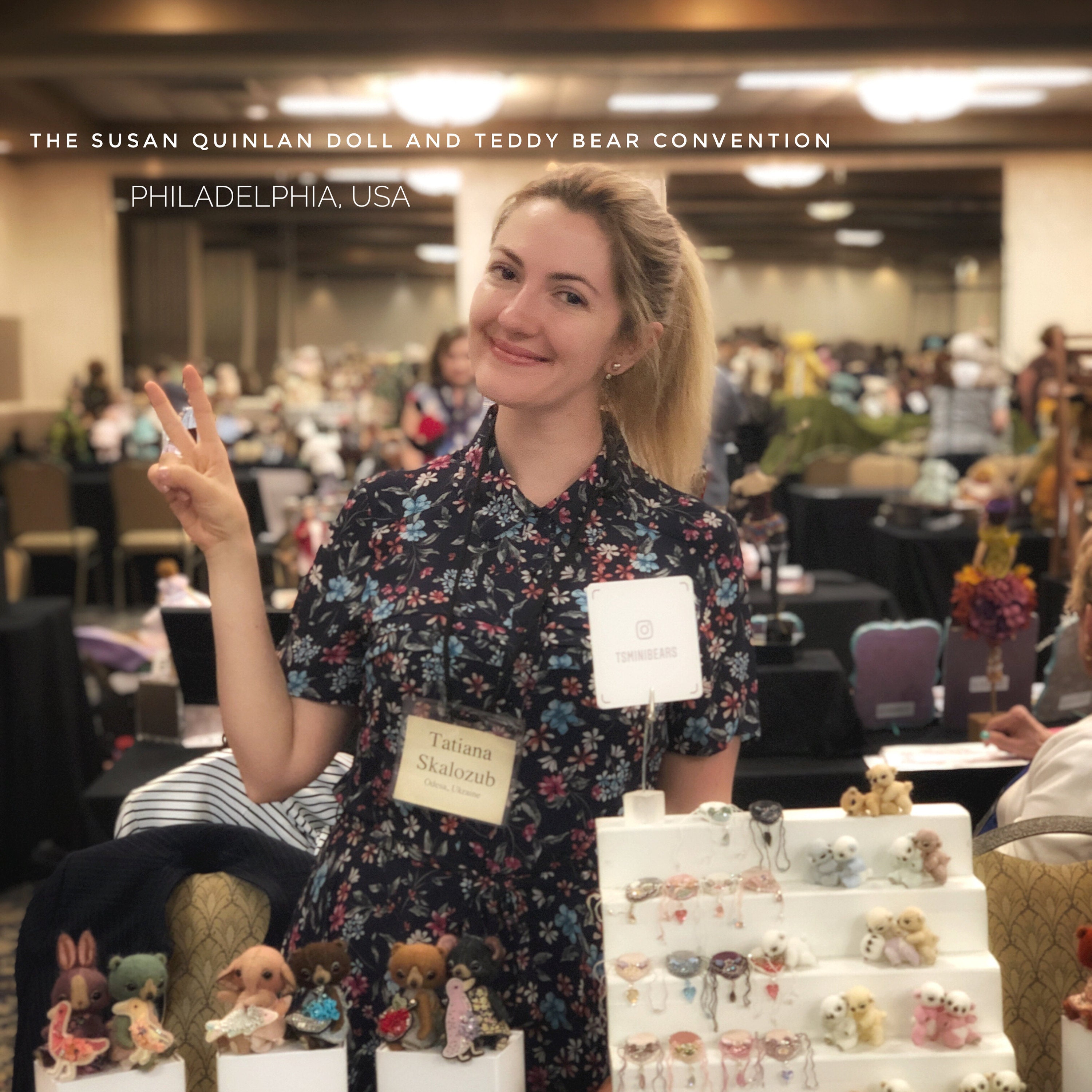 Me on the exhibition in Philadelphia, USA