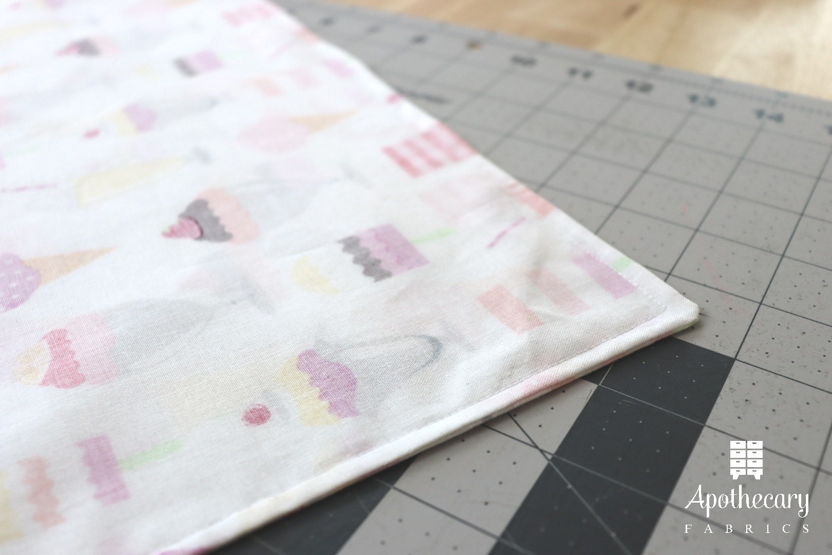 Perfectly stitched 1/4 seam allowance.