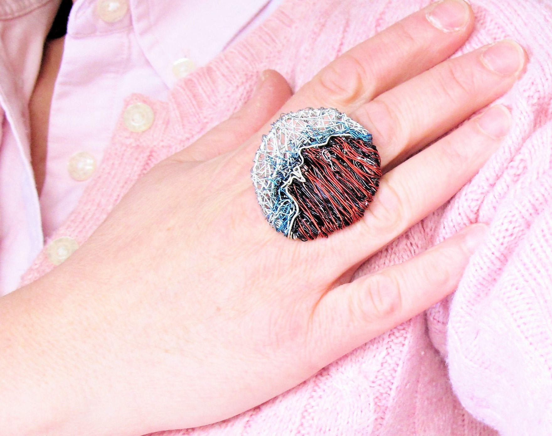 Face ring, art ring