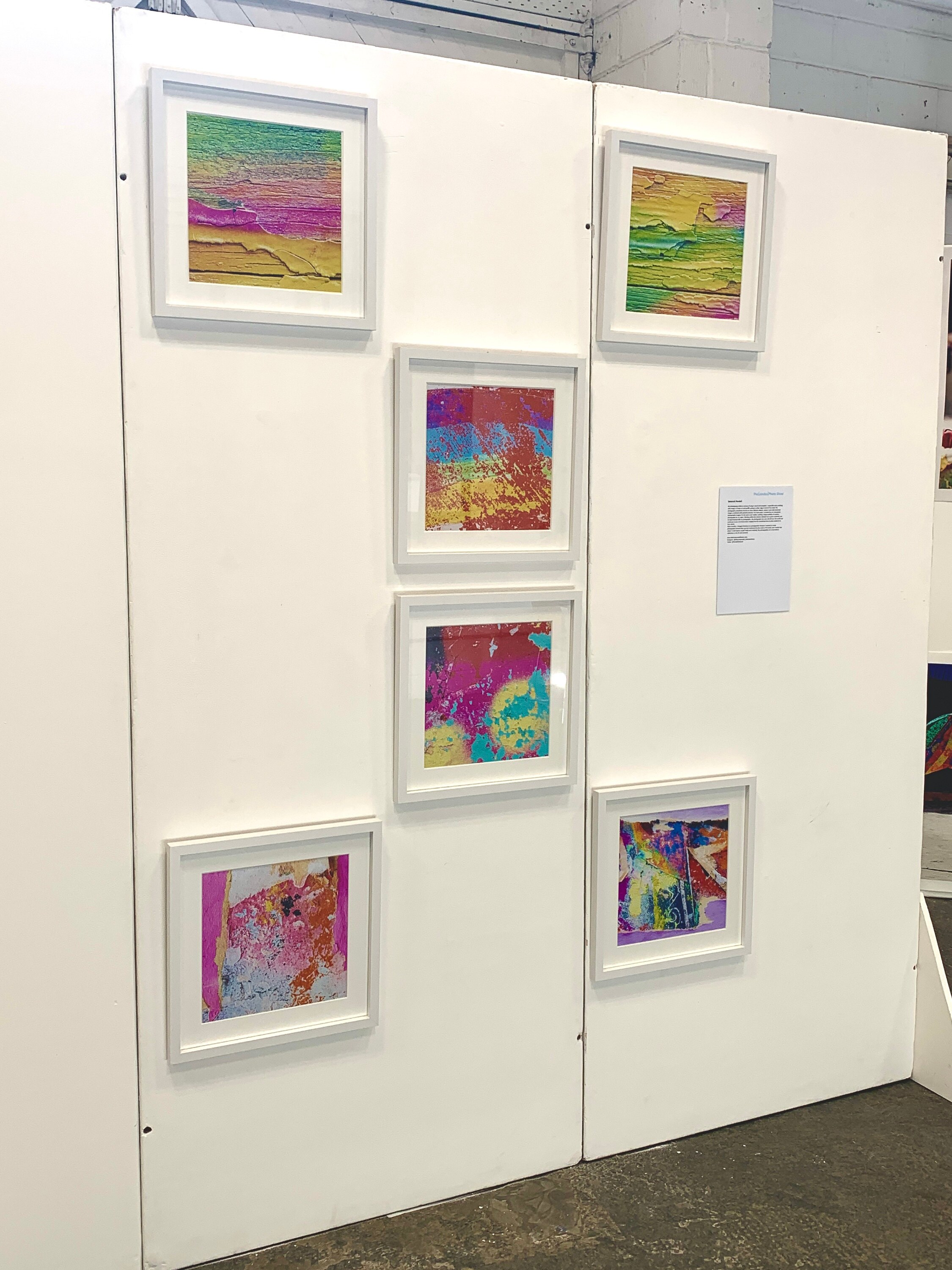 Deborah Pendell artworks at the London Photo Show October 2022