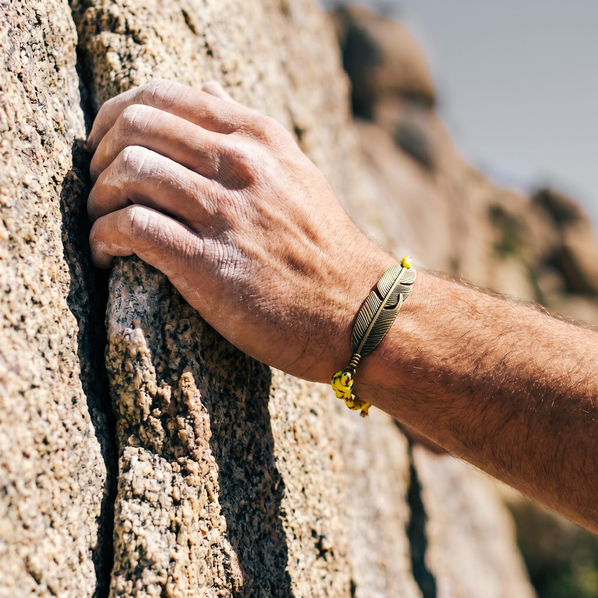 rock climbing jewelry bracelet