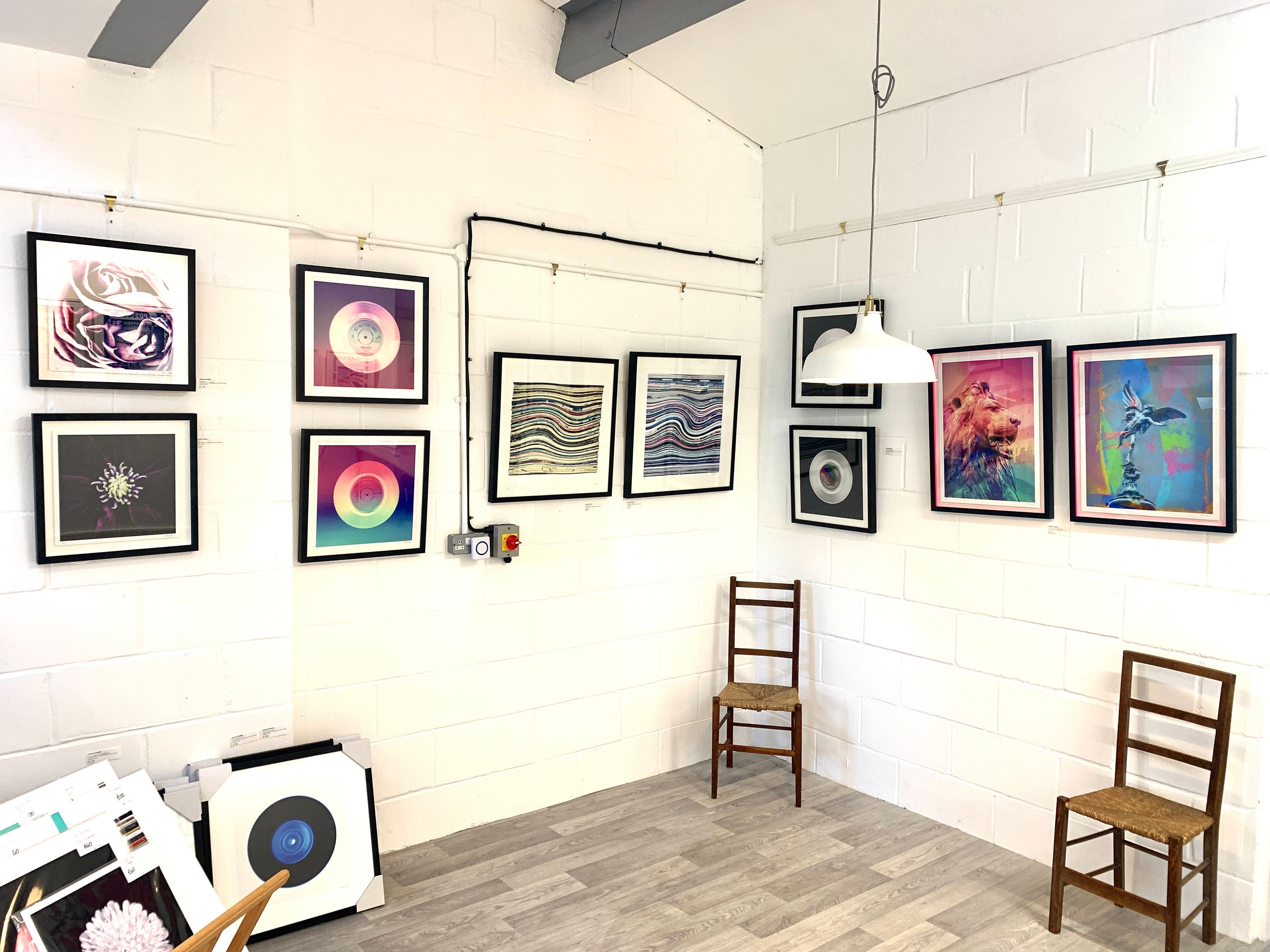 deborah pendell solo exhibition of vinyl and london artworks at cambridge art cube