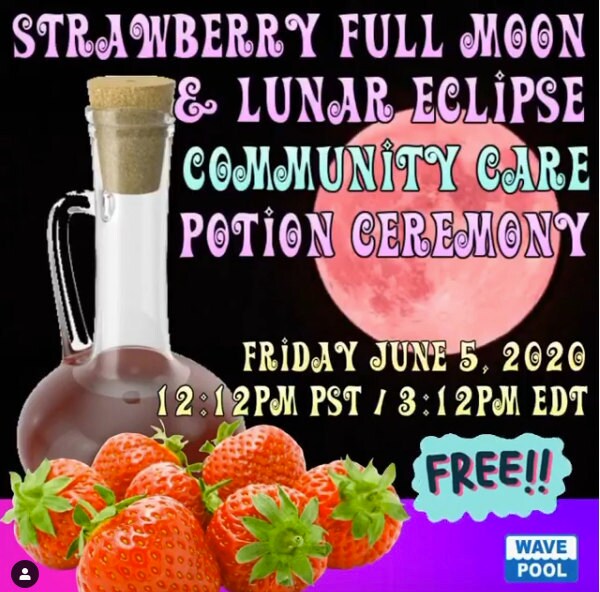 strawberry full moon
