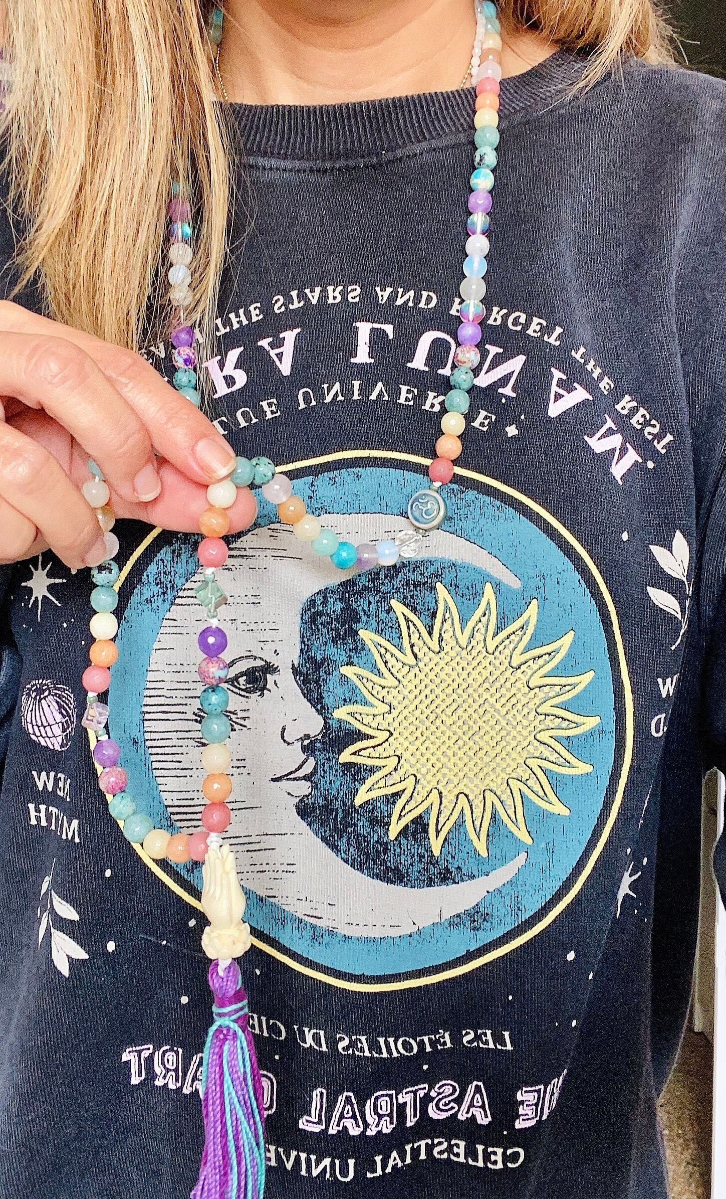 chakras mala necklace