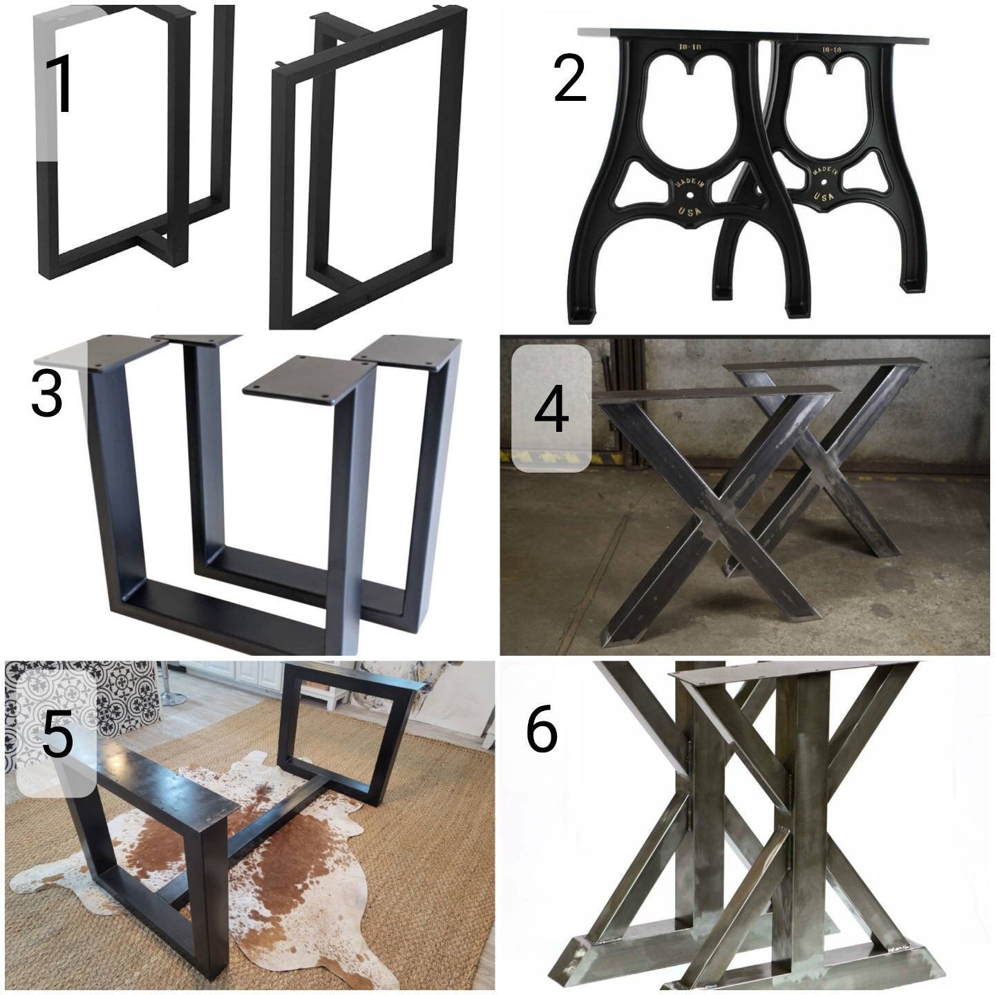 Metal legs custom iron cast modern leg