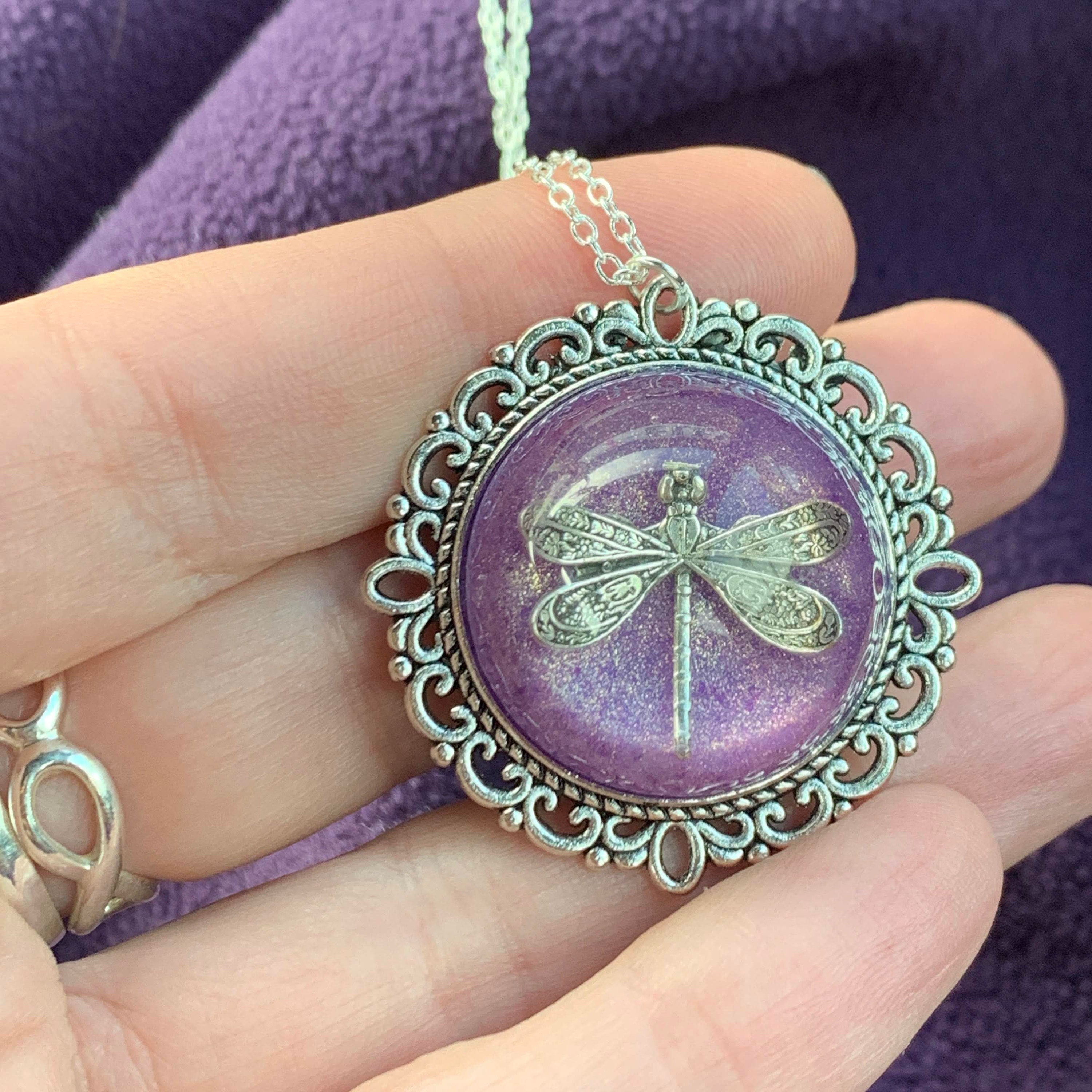 Custom Dragonfly in Purple