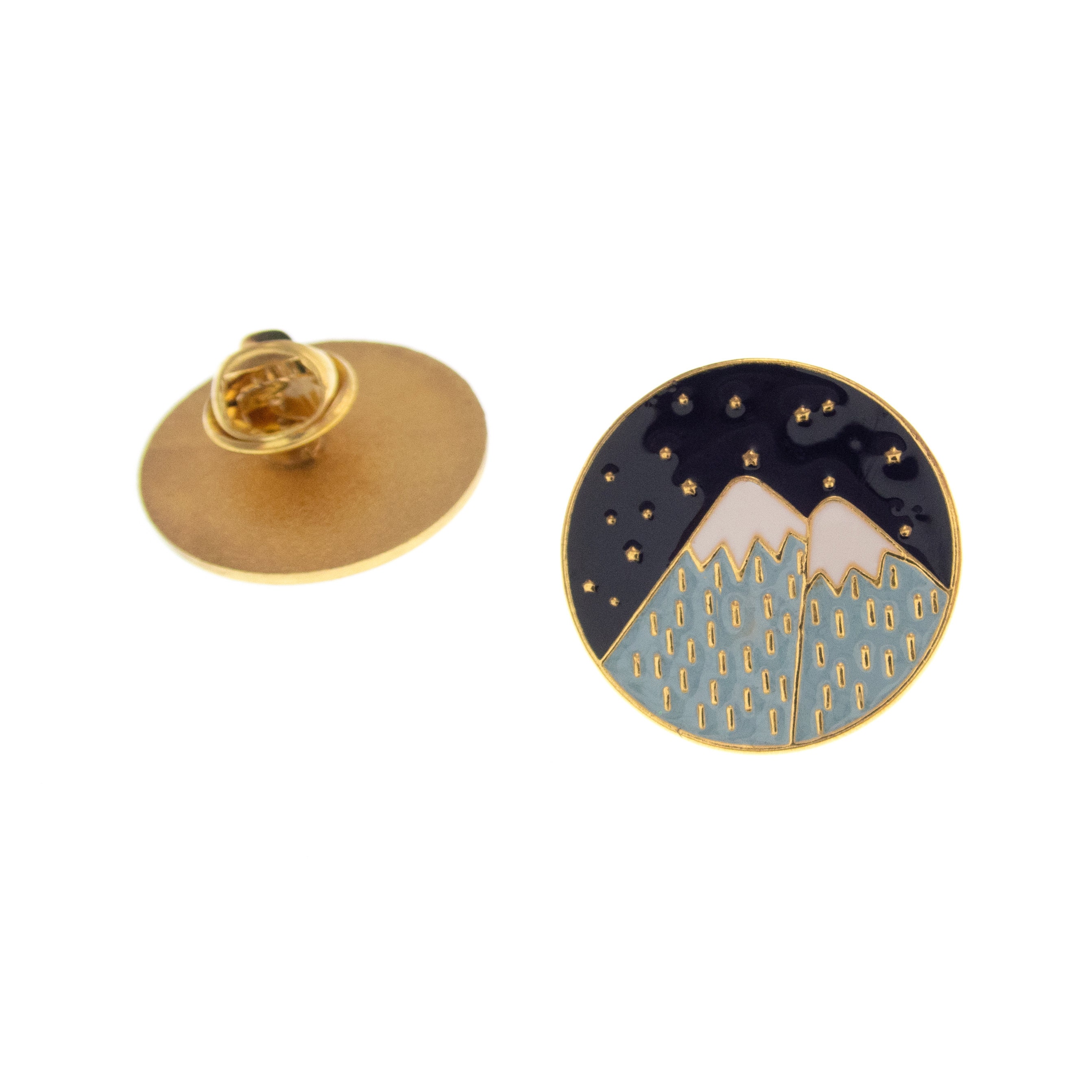 mountain enamel pin jewelry, travel badge brooch lapel pin