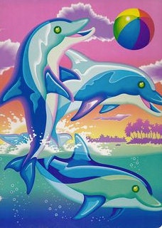 Lisa Frank dolphins