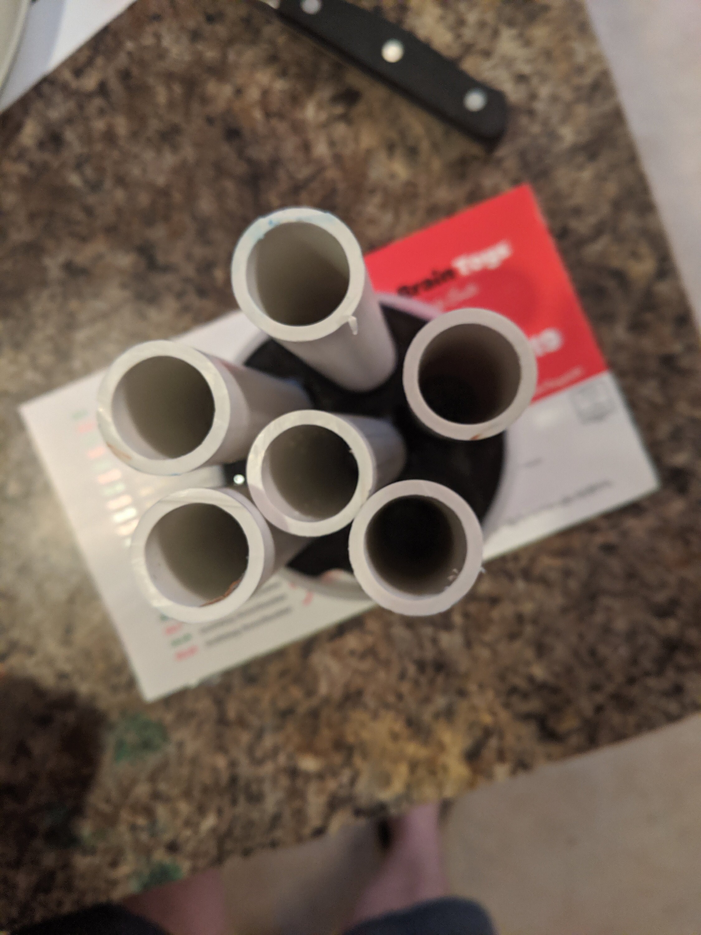 Casting resin pen blanks with PVC pipe