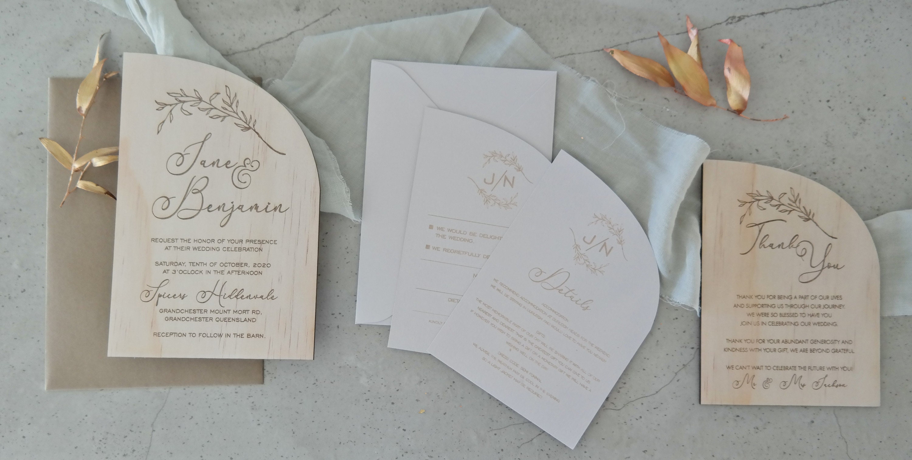 Formal Wedding Stationery Suite