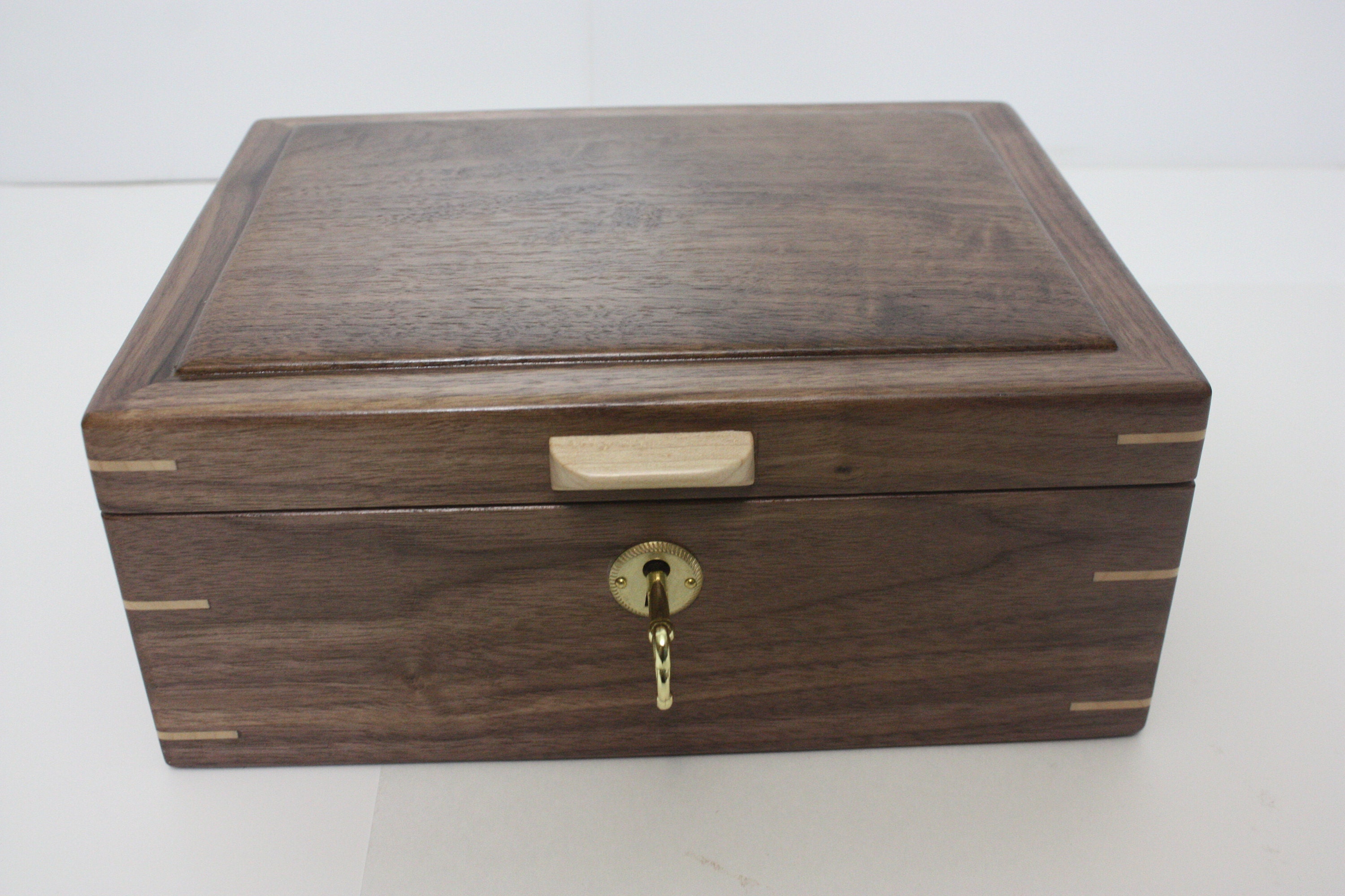 Black Walnut Locking Box