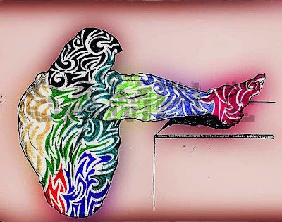 Colored Spade-Aug. 18, 1999