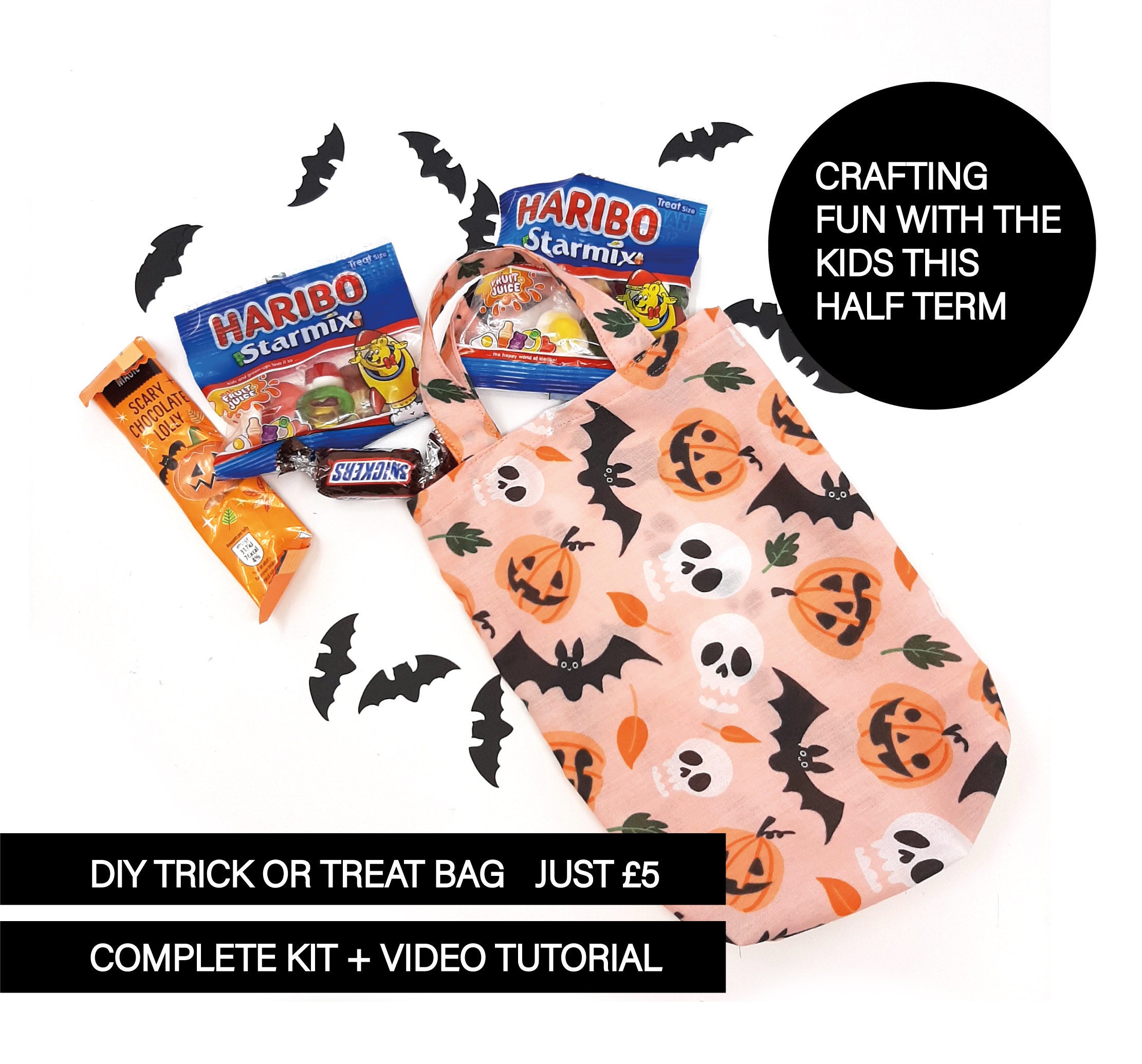 trick or treat bag tutorial - trick or treat bag pattern