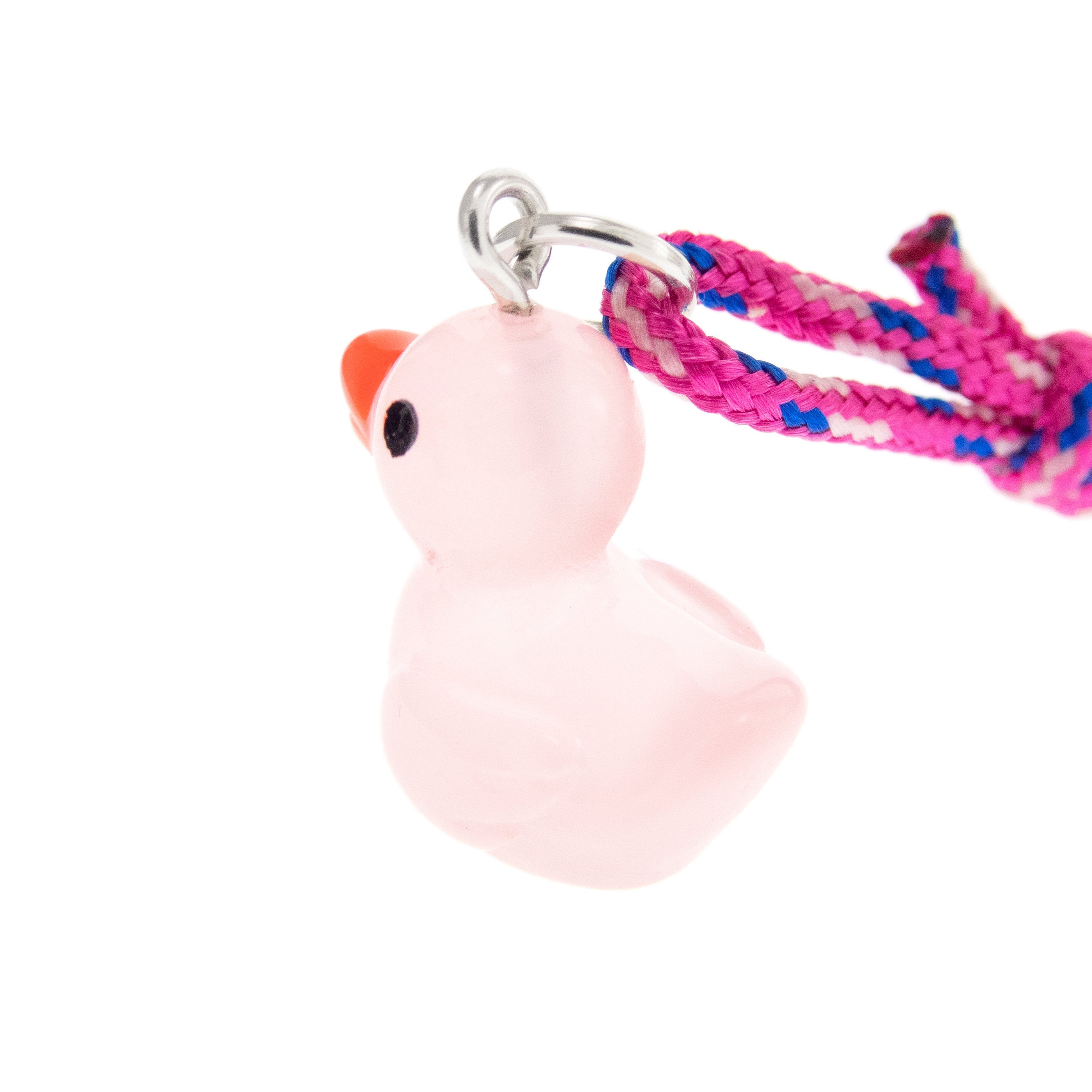 Rubber Duck Keychain Pink