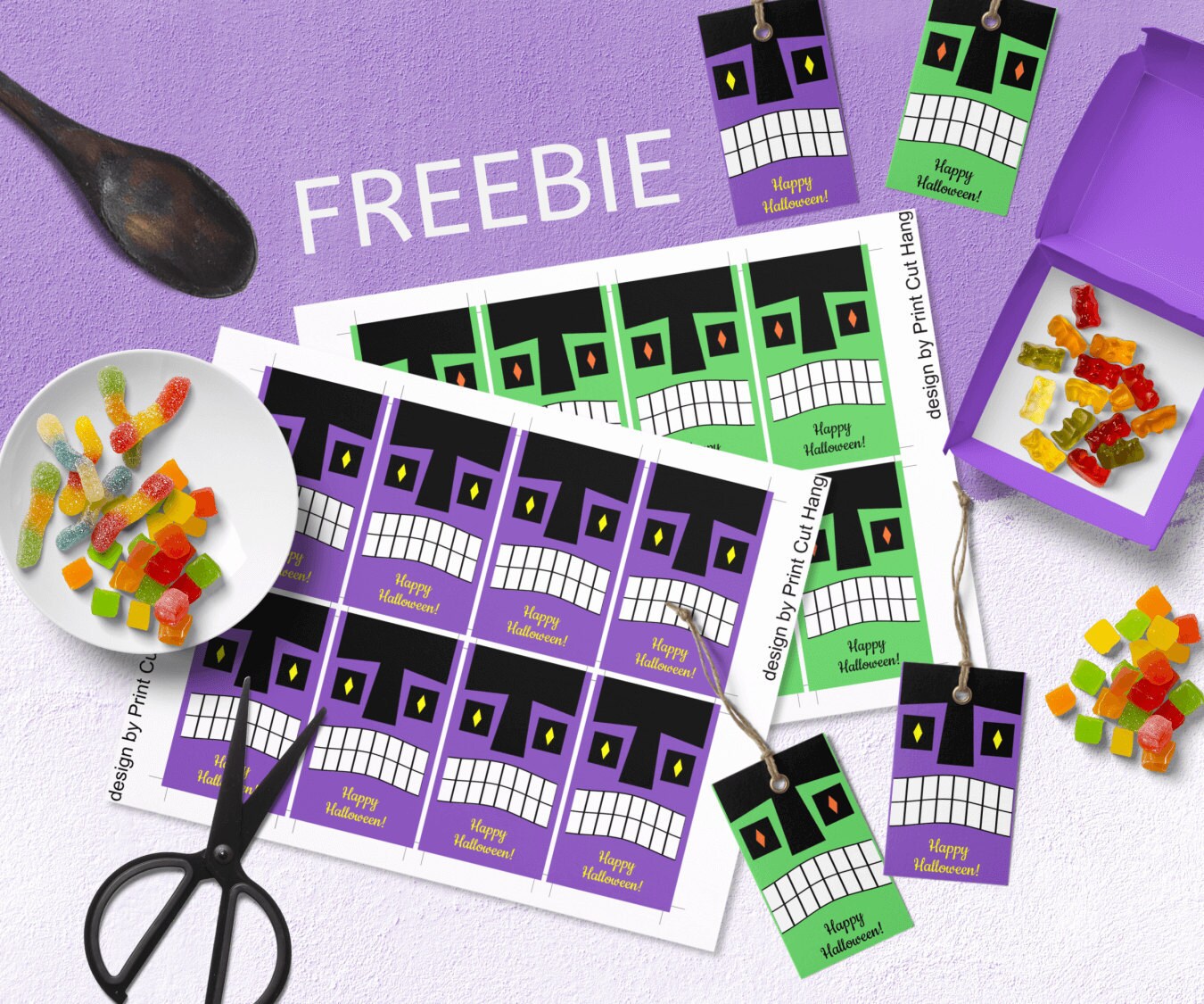 Free Halloween tags