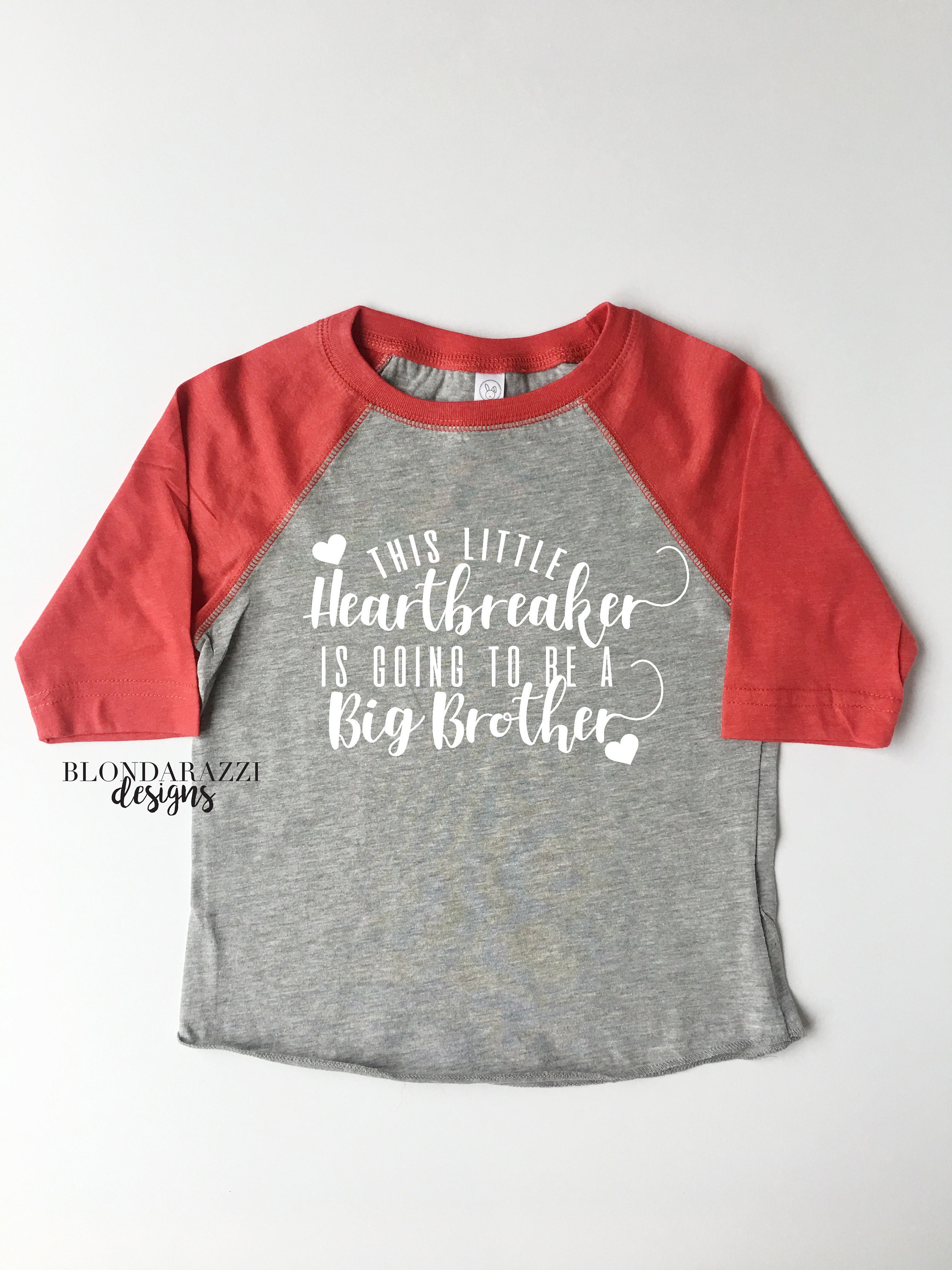 heartbreaker big brother raglan shirt for valentines day