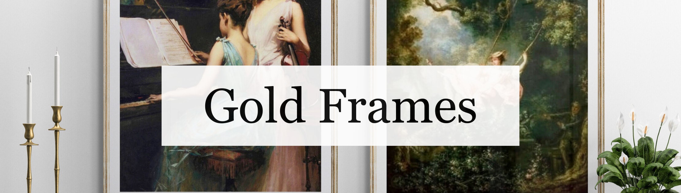 Gold frame ideas for 8x10 art prints