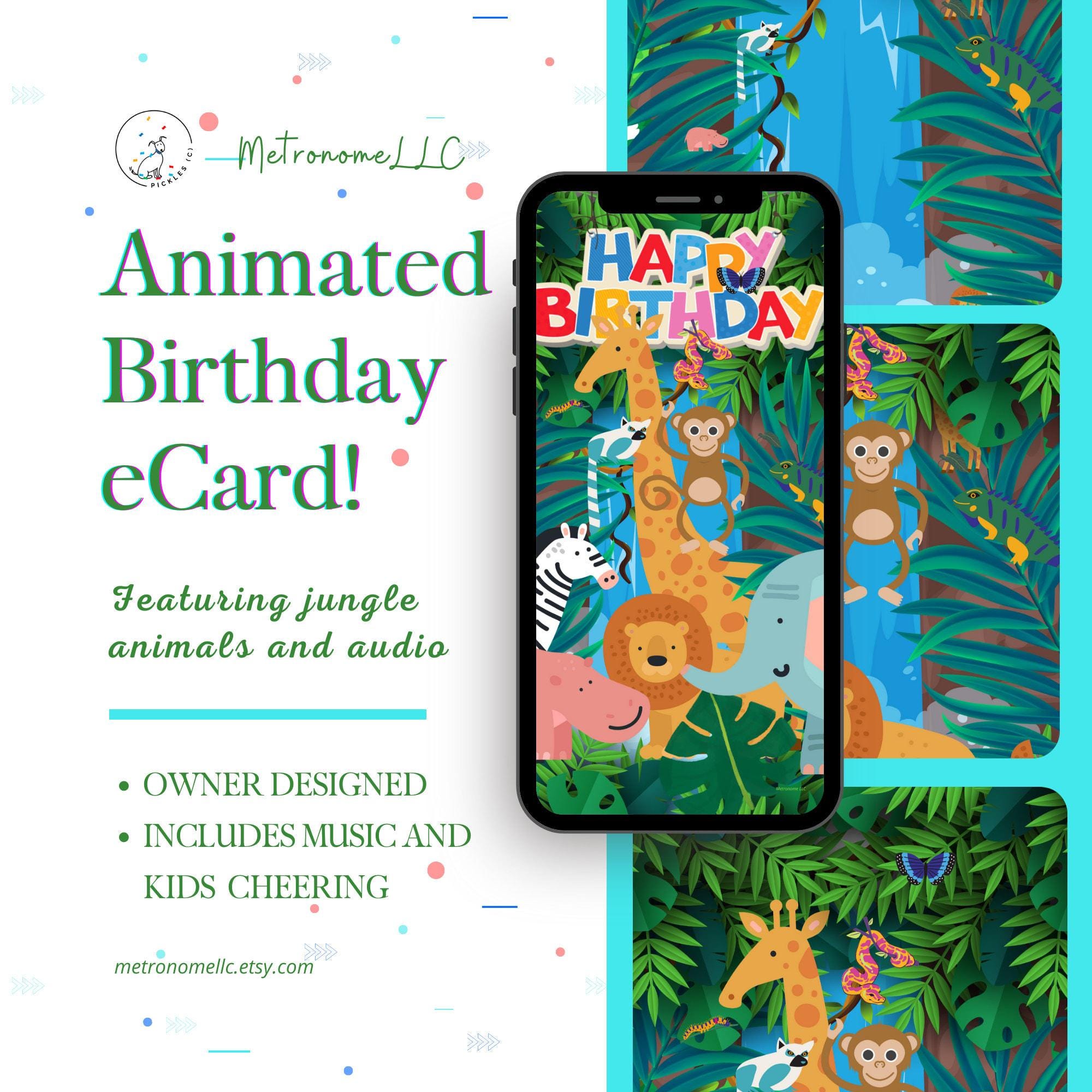 Jungle Animals eCard