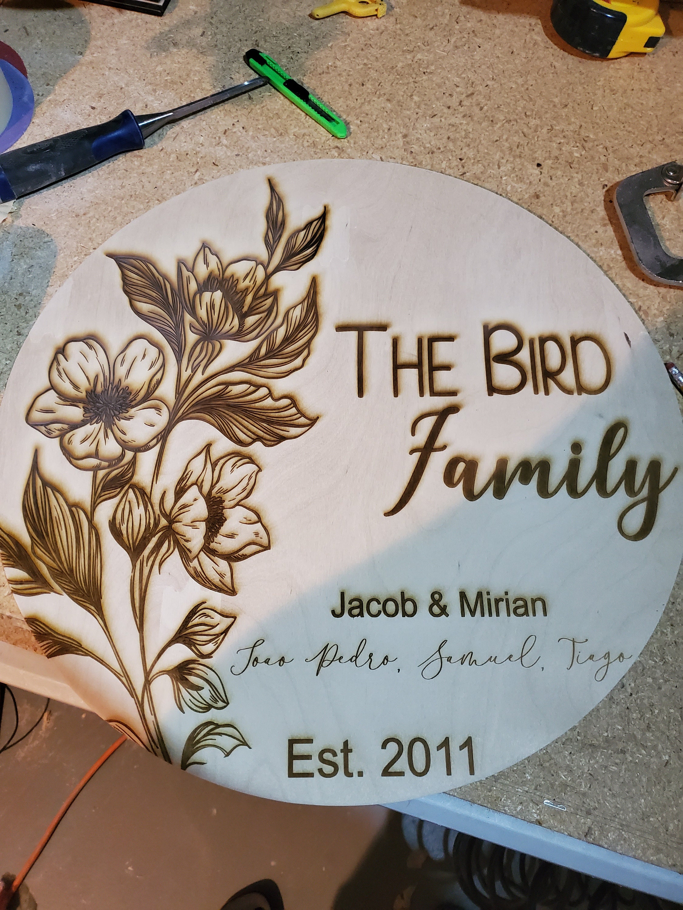 Before sanding