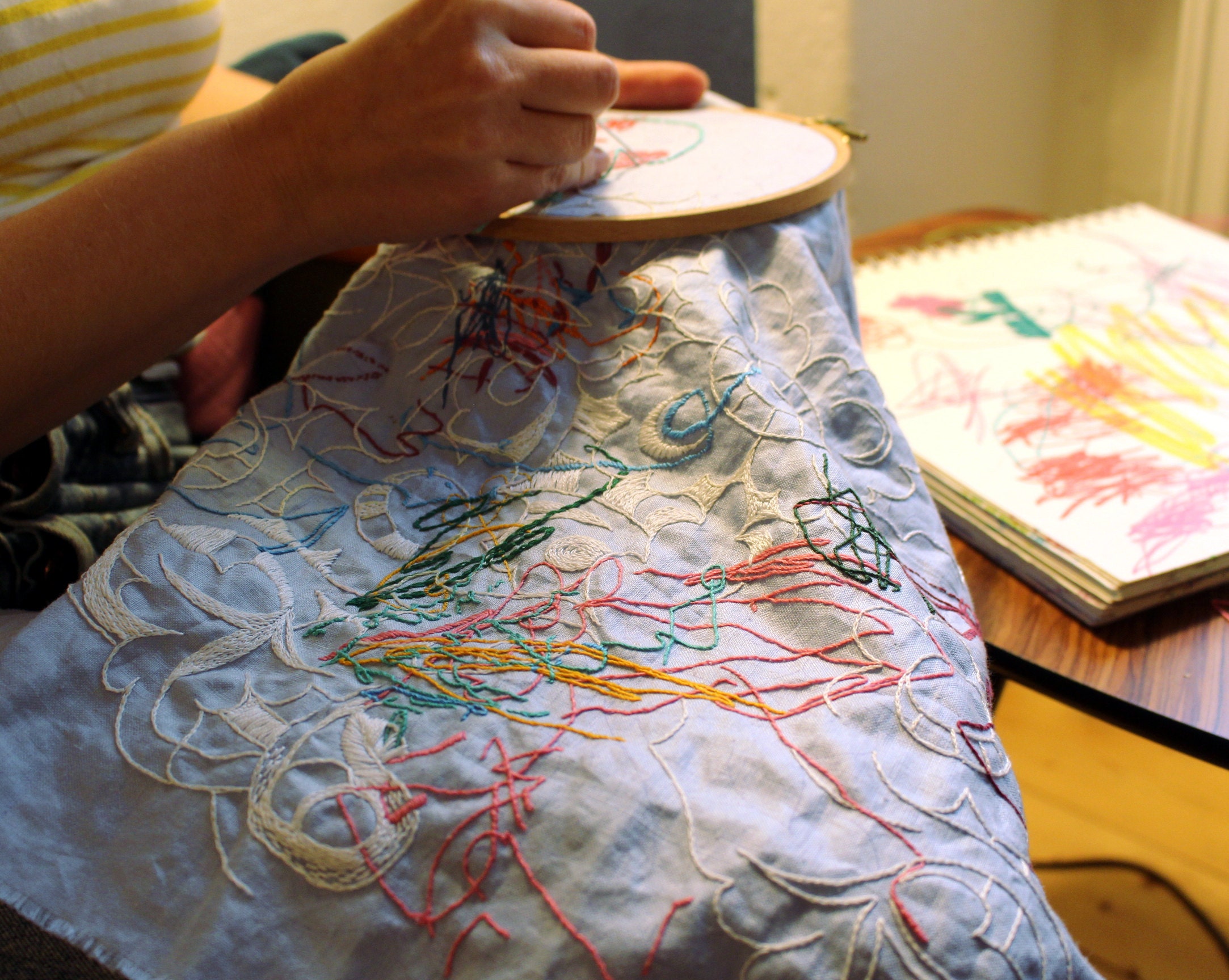 embroidery by Karolin Reichardt, 2018