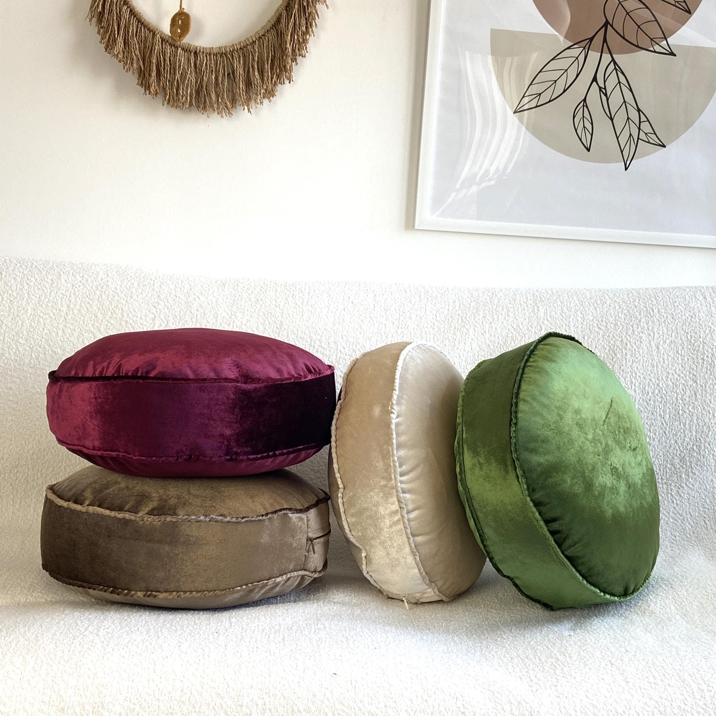 Silk velvet pillow