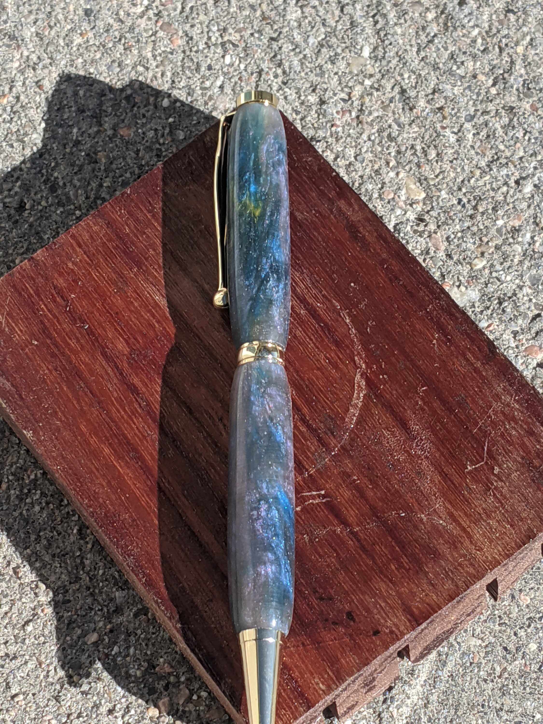 Casting resin pen blanks with PVC pipe