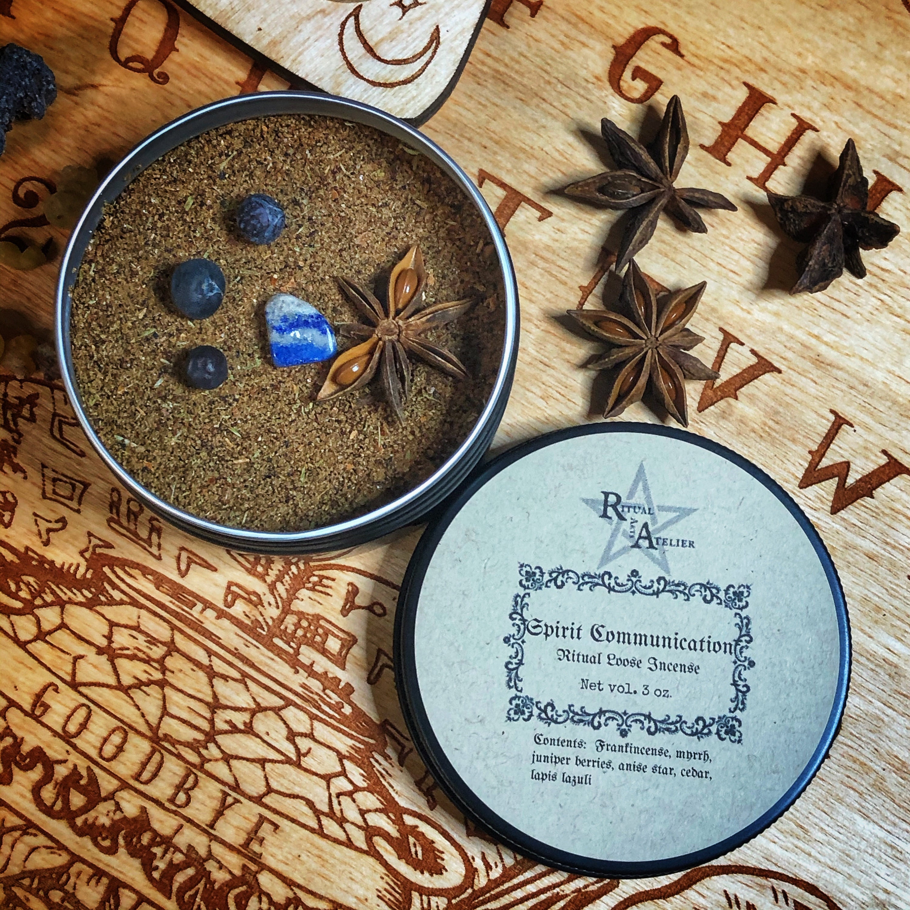 spirit communication ritual loose incense by ritual arts atelier