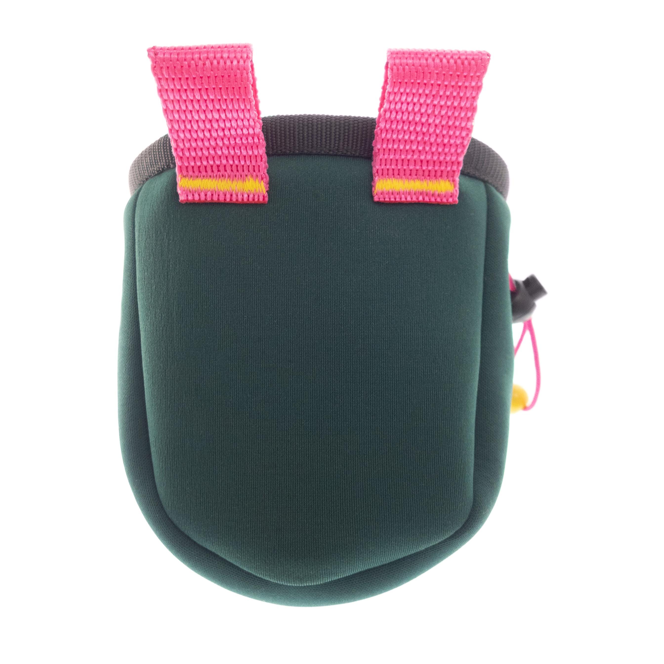 Nadamlada knit chalk bag attach harness designed for secure bouldering and rock climbing use, unisex M size fit