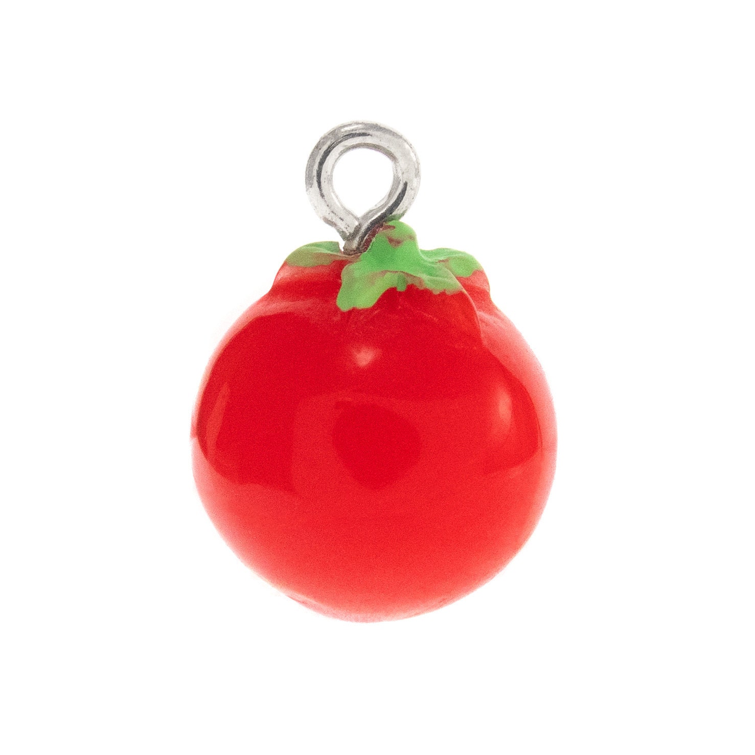 Vegetarian Necklace Jewelry. Tomato Necklace