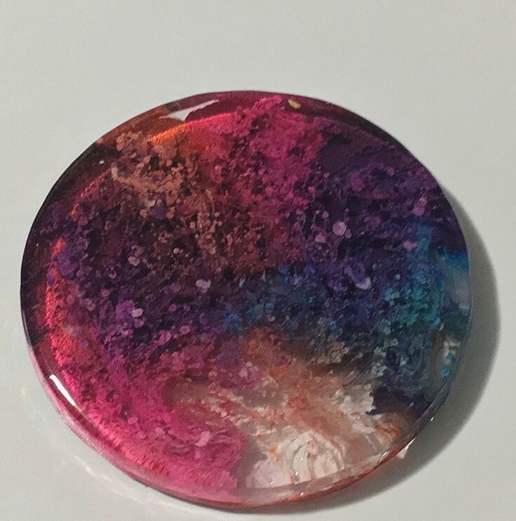 resin coaster by Saigefyre