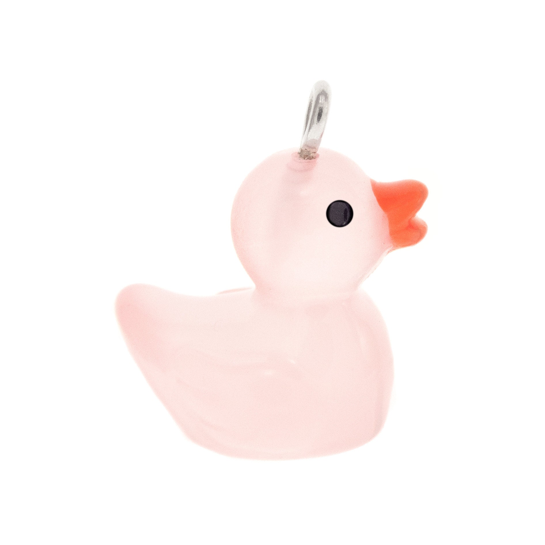 Rubber Duck Keychain Pink