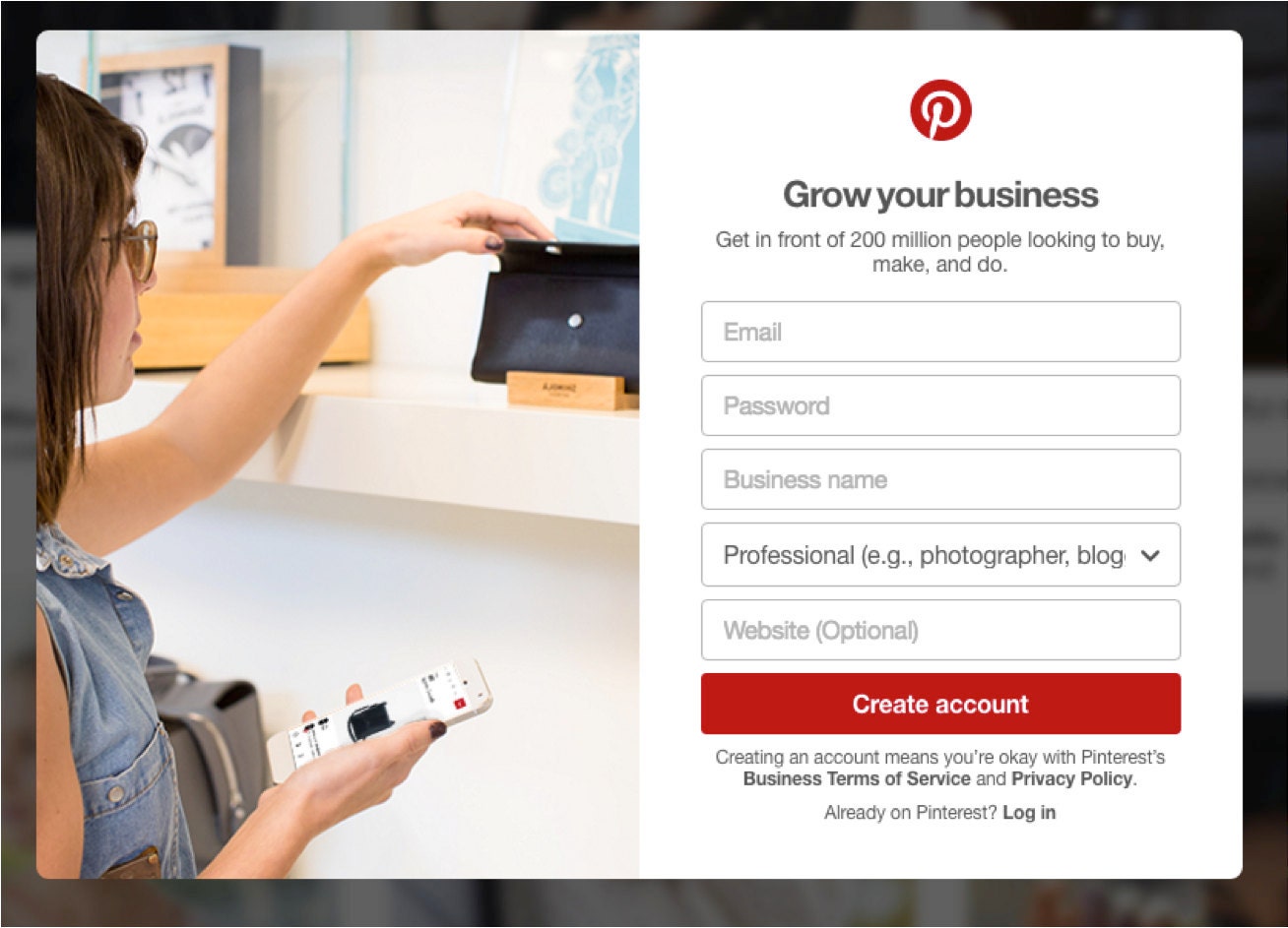 Create a Pinterest for Business Account