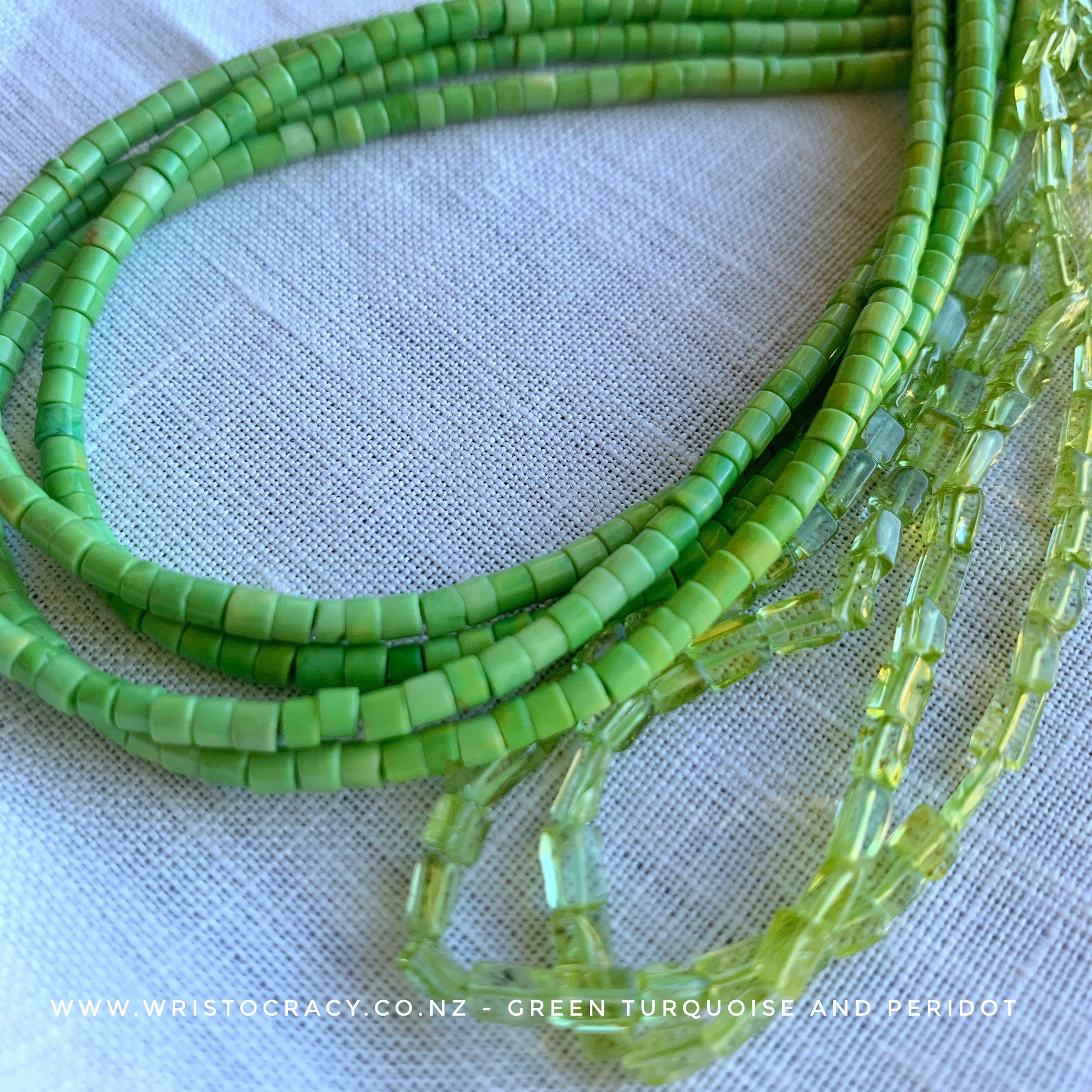 Green Turquoise & Peridot