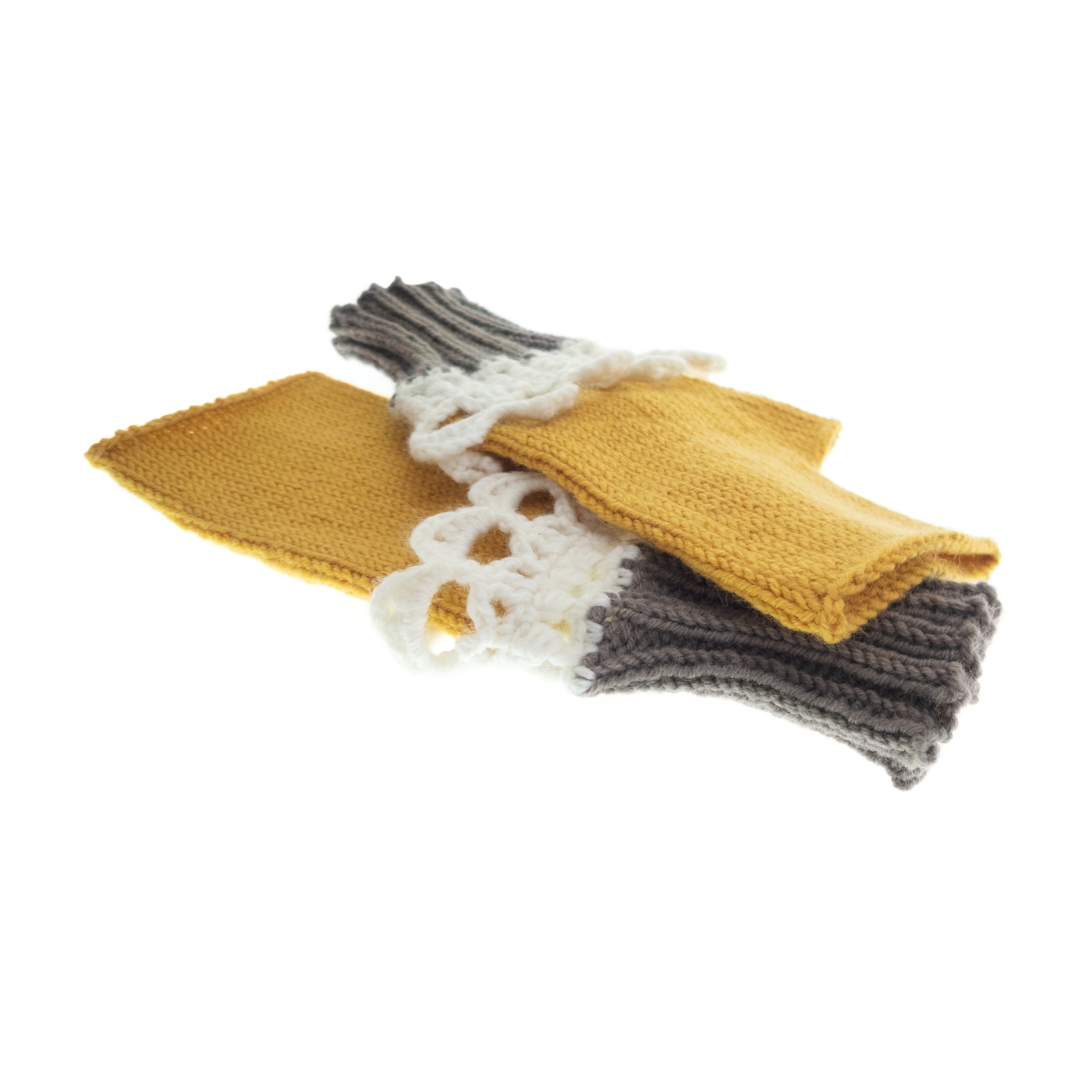 Ladies Cashmere Gloves, Knit Fingerless