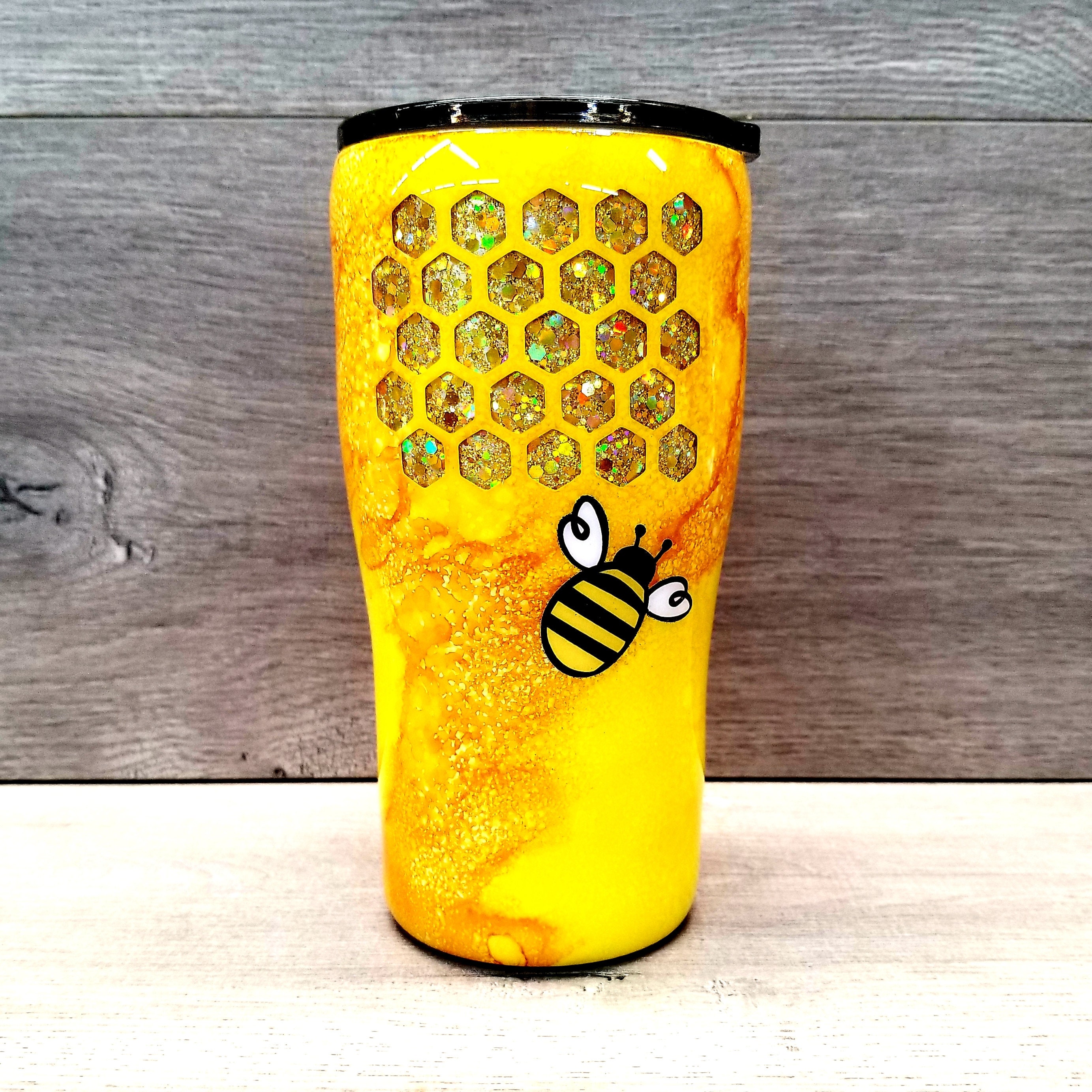 Completed Queen Bee Tumbler-Back