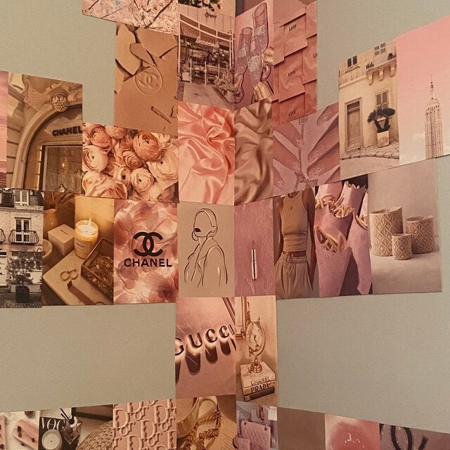 Pink Wall Collage Fashion photos
