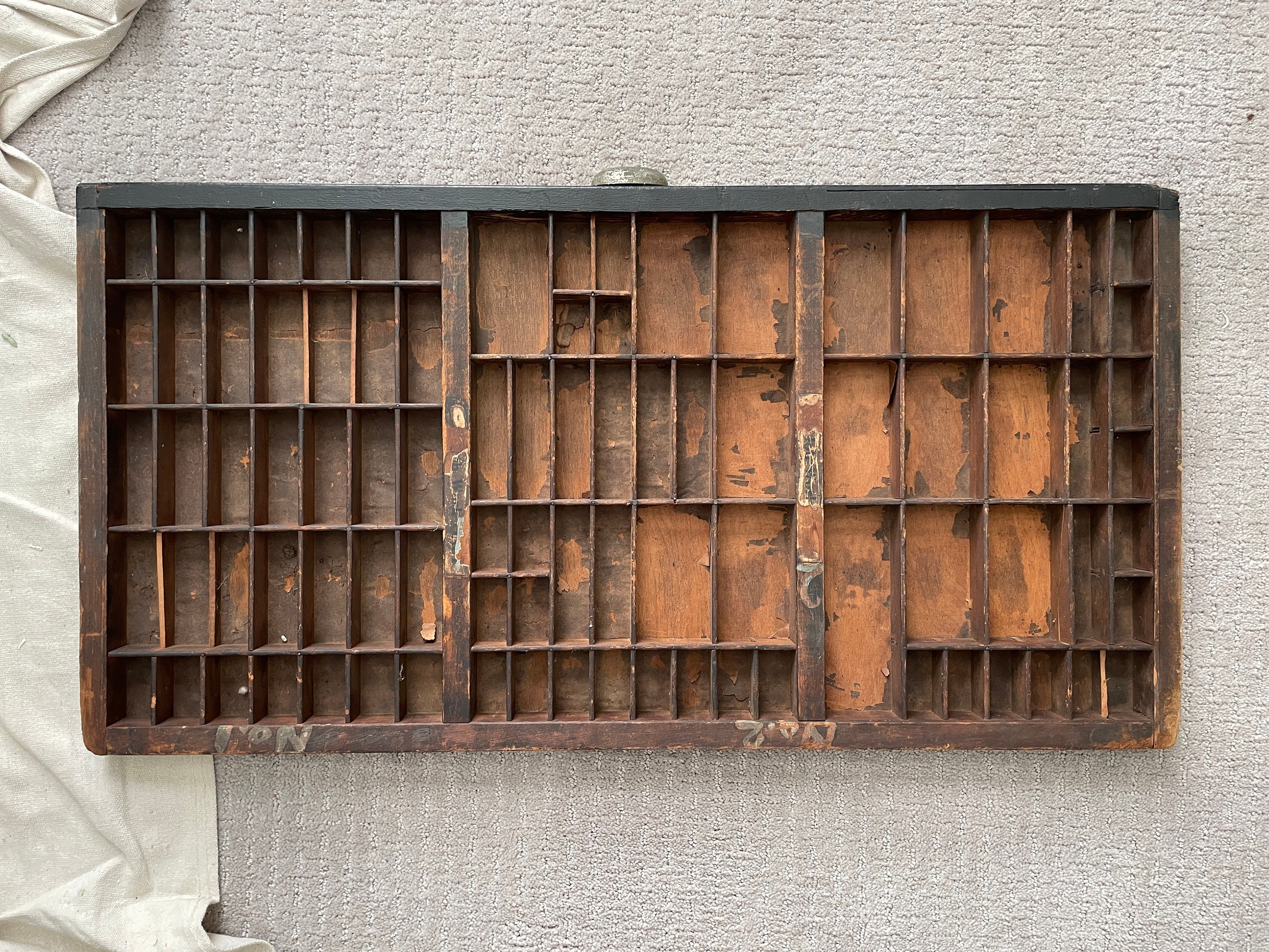 antique printer tray