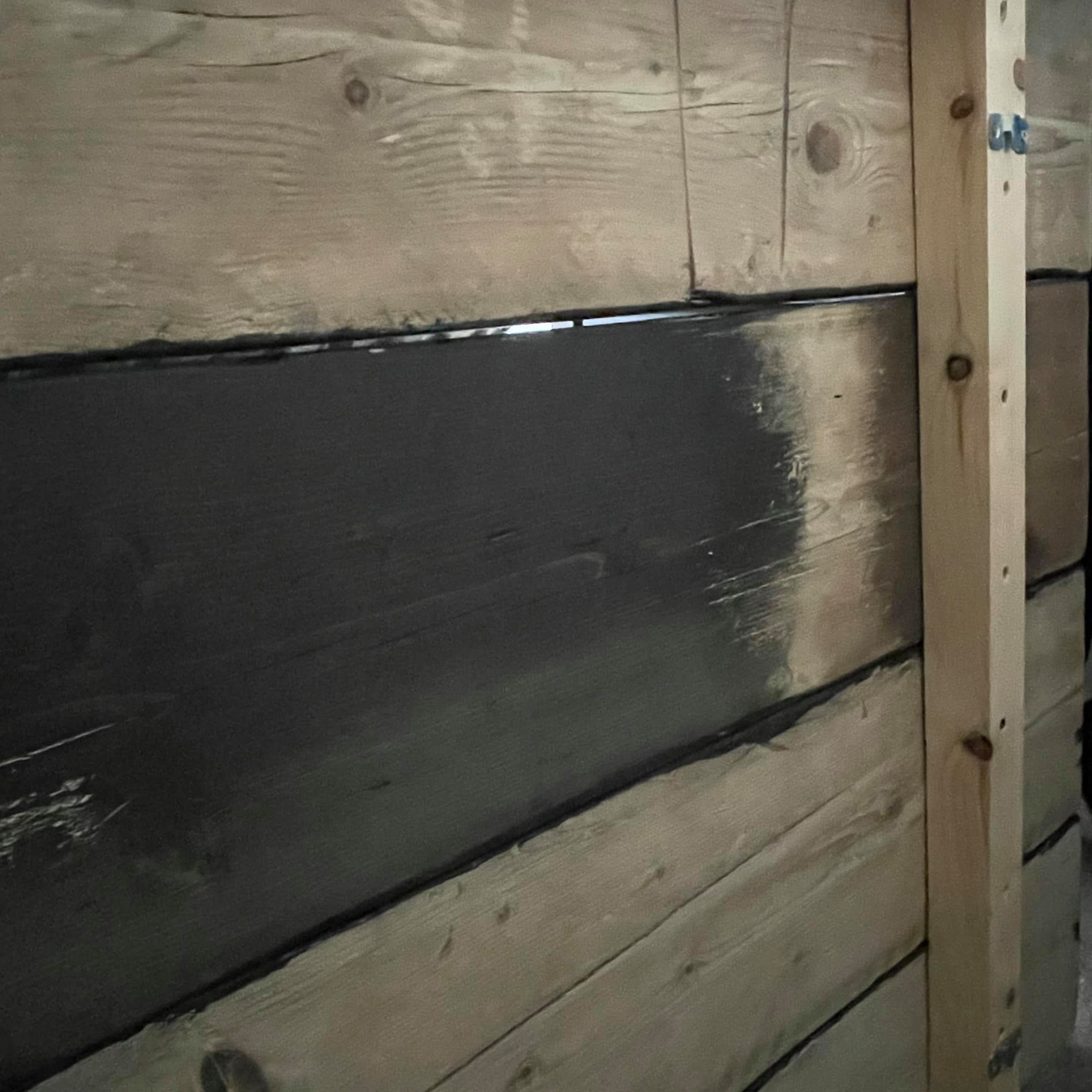 Rear of head board