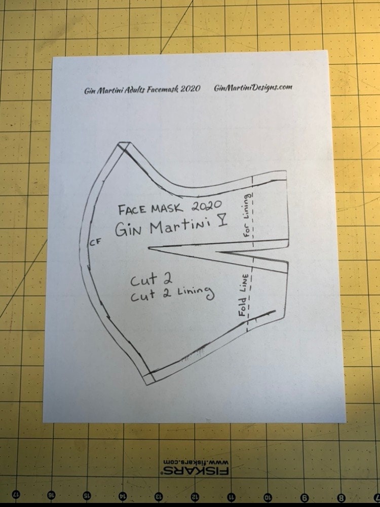 Mask Pattern printed out