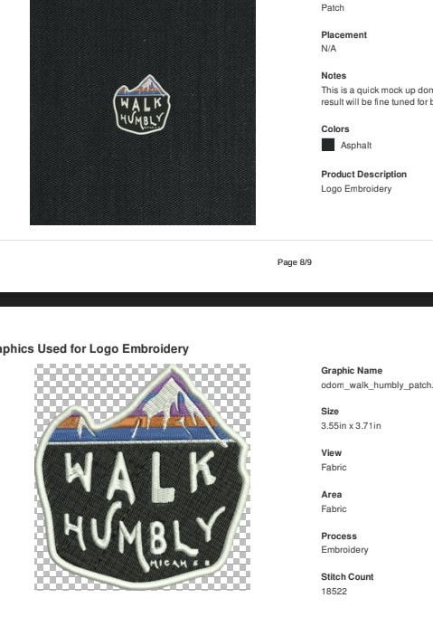 new WANDERER Walk Humbly patch by Catholic Goodie Box