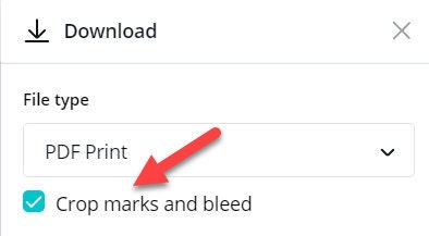 How to add crop marks and bleed