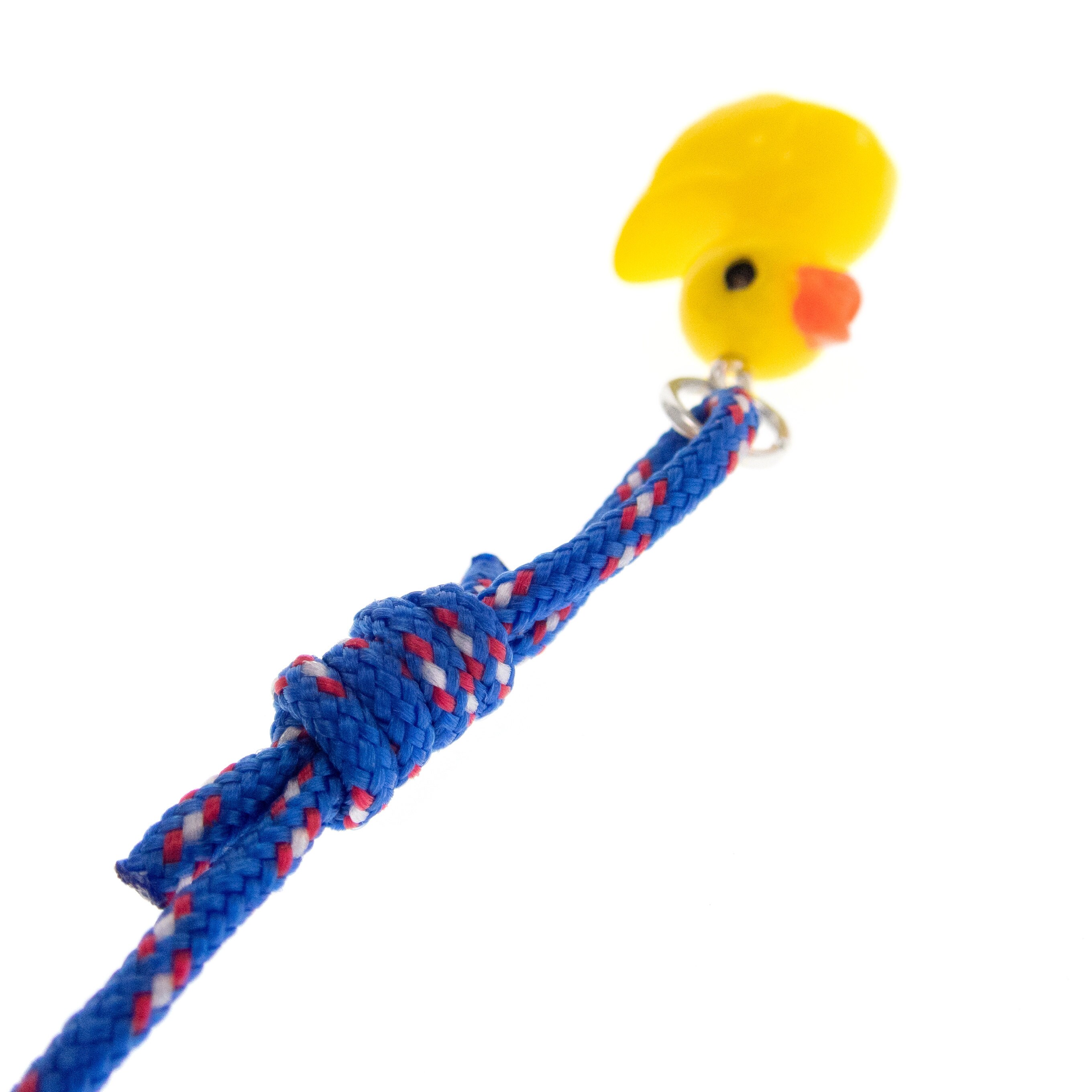 yellow rubber duck debugging keychain