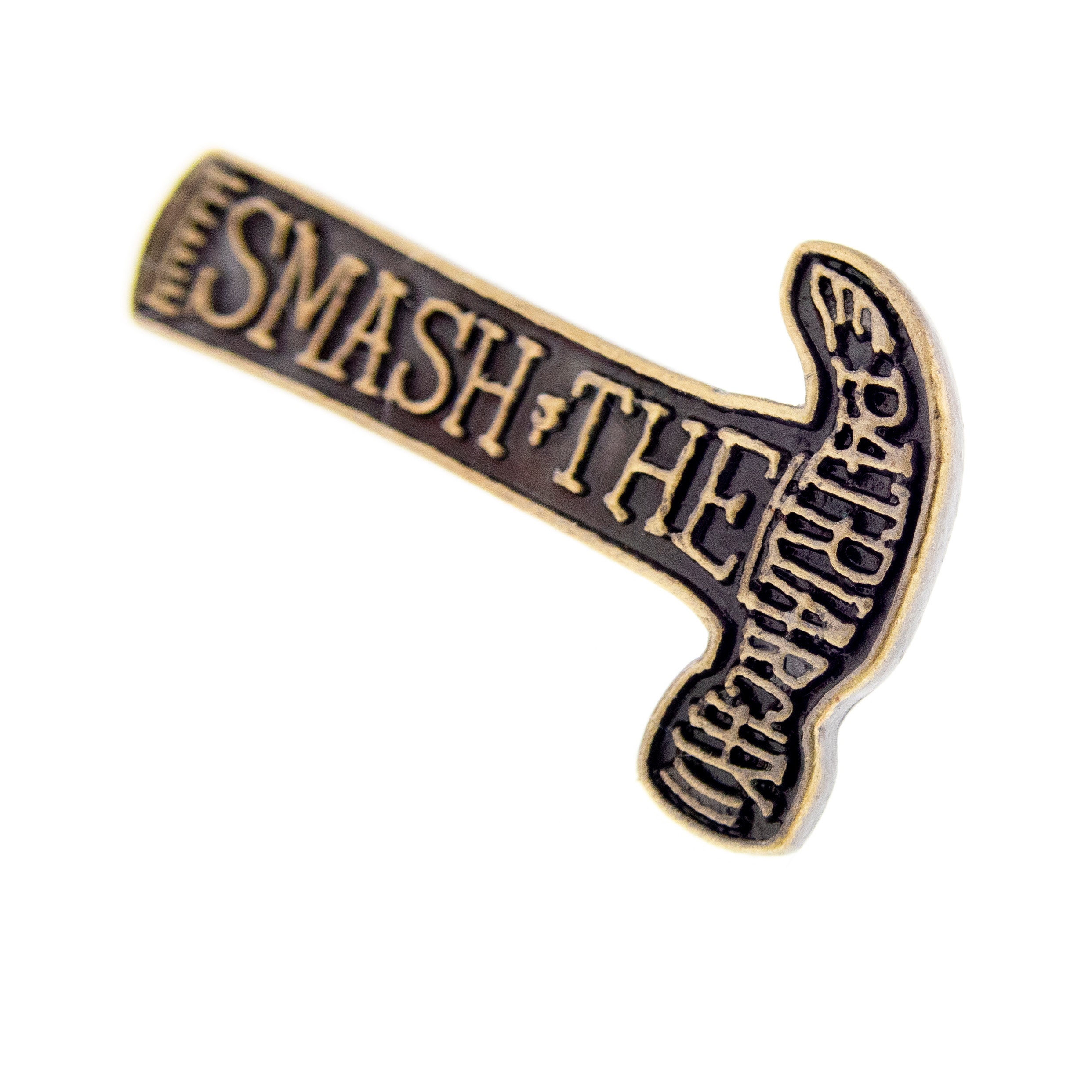 feminist pin badge brooch enamel pin lapel cute hammer