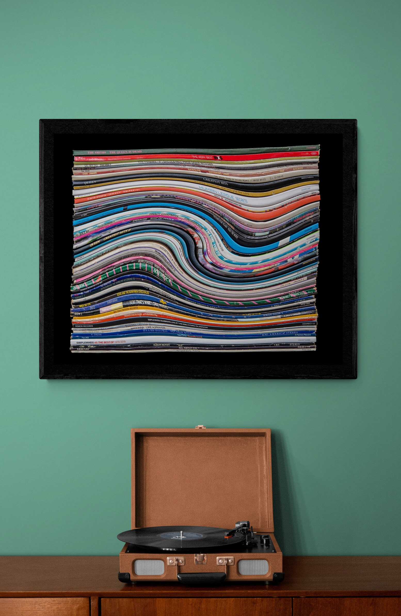 vinyl record collector art prints- fine art photography eighties music