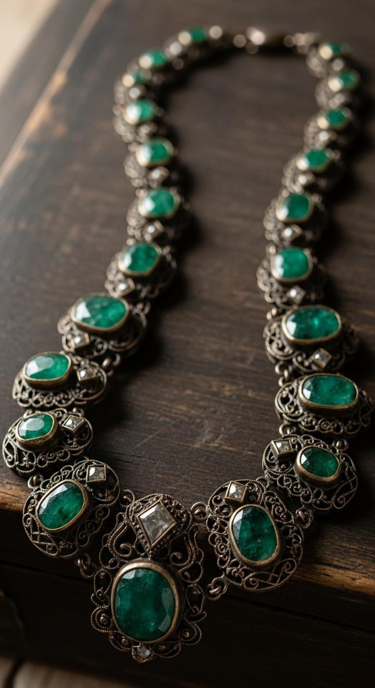 emerald necklace