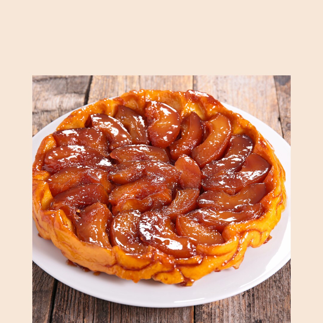 Tarte Tatin - the right way up!