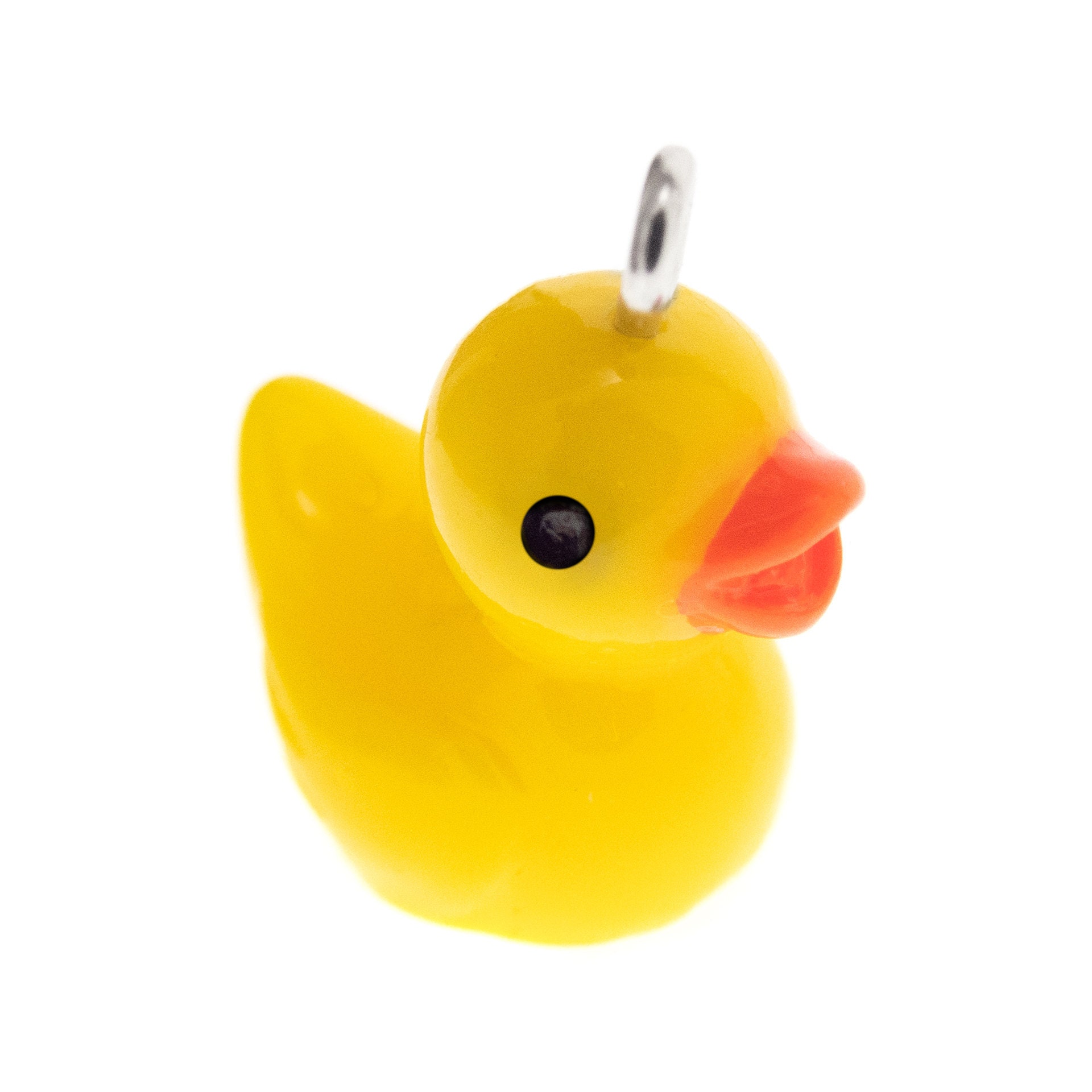 coding duck necklace with yellow rubber duck