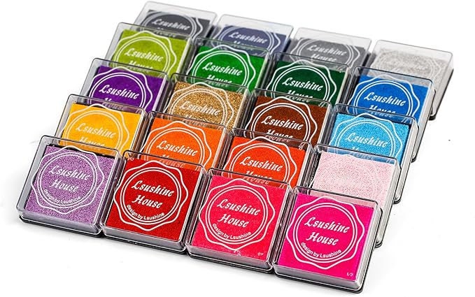 Lsushine Craft Ink Pad (20 Pack)