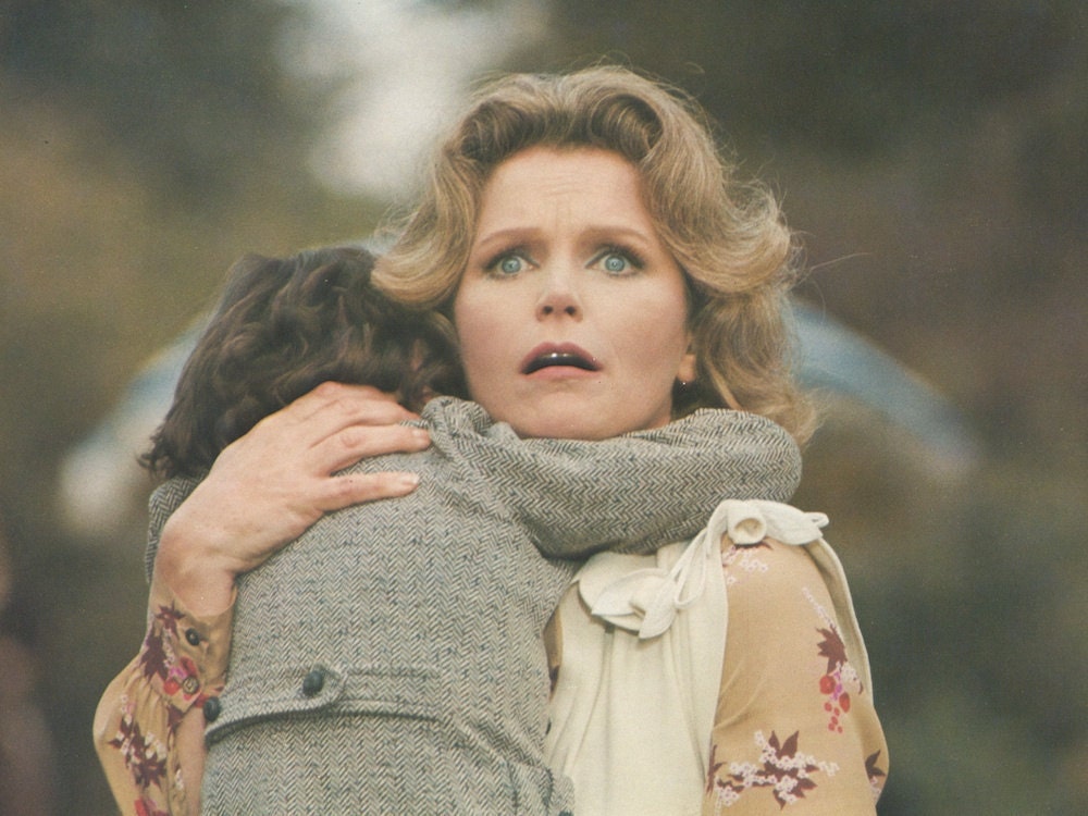 Truly Scary Still...The Omen-1976-Damien & Actress Lee Remick